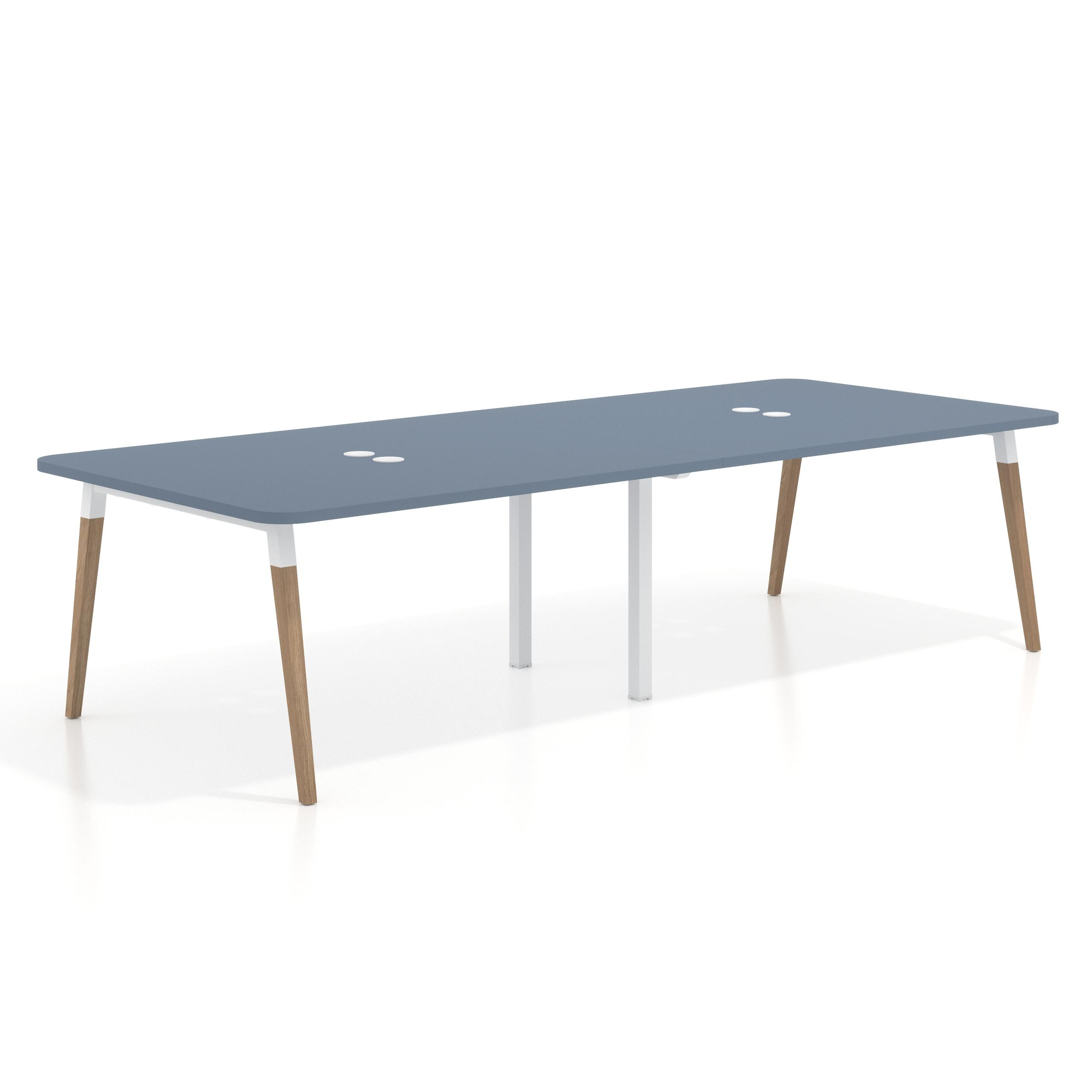 mesa reuniones 260x126 azul talco arki mesa coworking fondo 126cm curvo 1