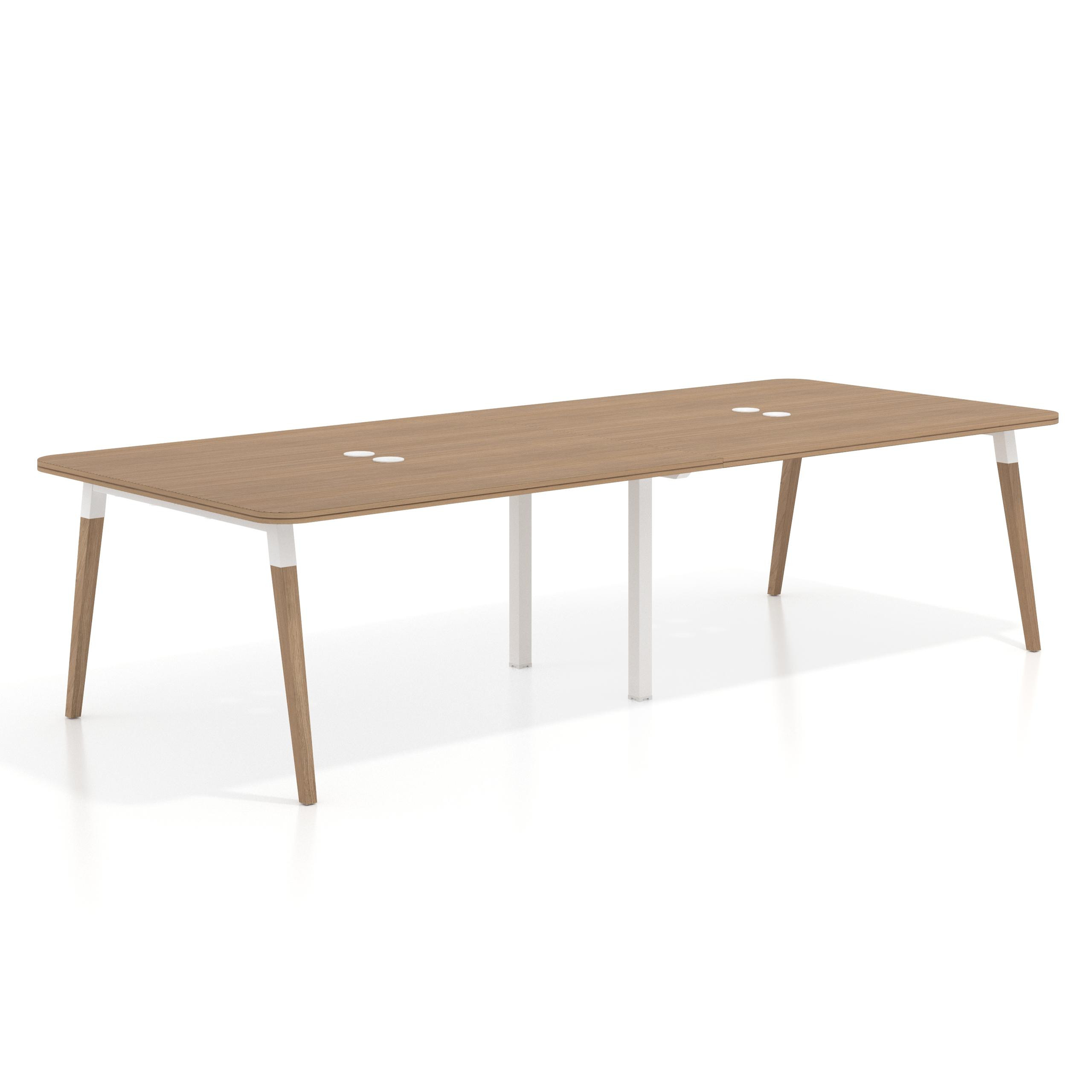 mesa reuniones 220x126 rayado natural arki mesa coworking fondo 126cm curvo 1