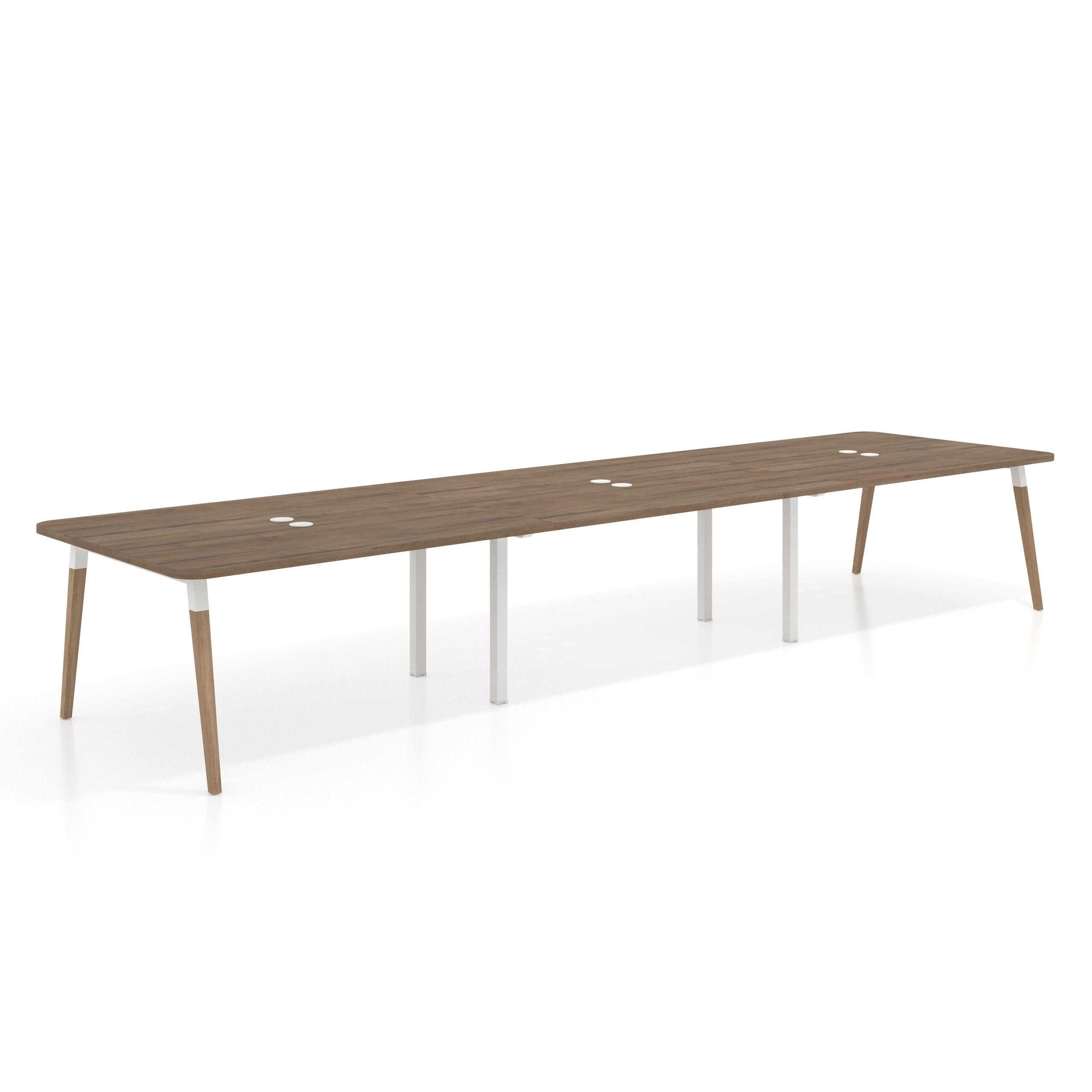 mesa reuniones 340x126 noce sabi arki mesa coworking fondo 126cm curvo 1