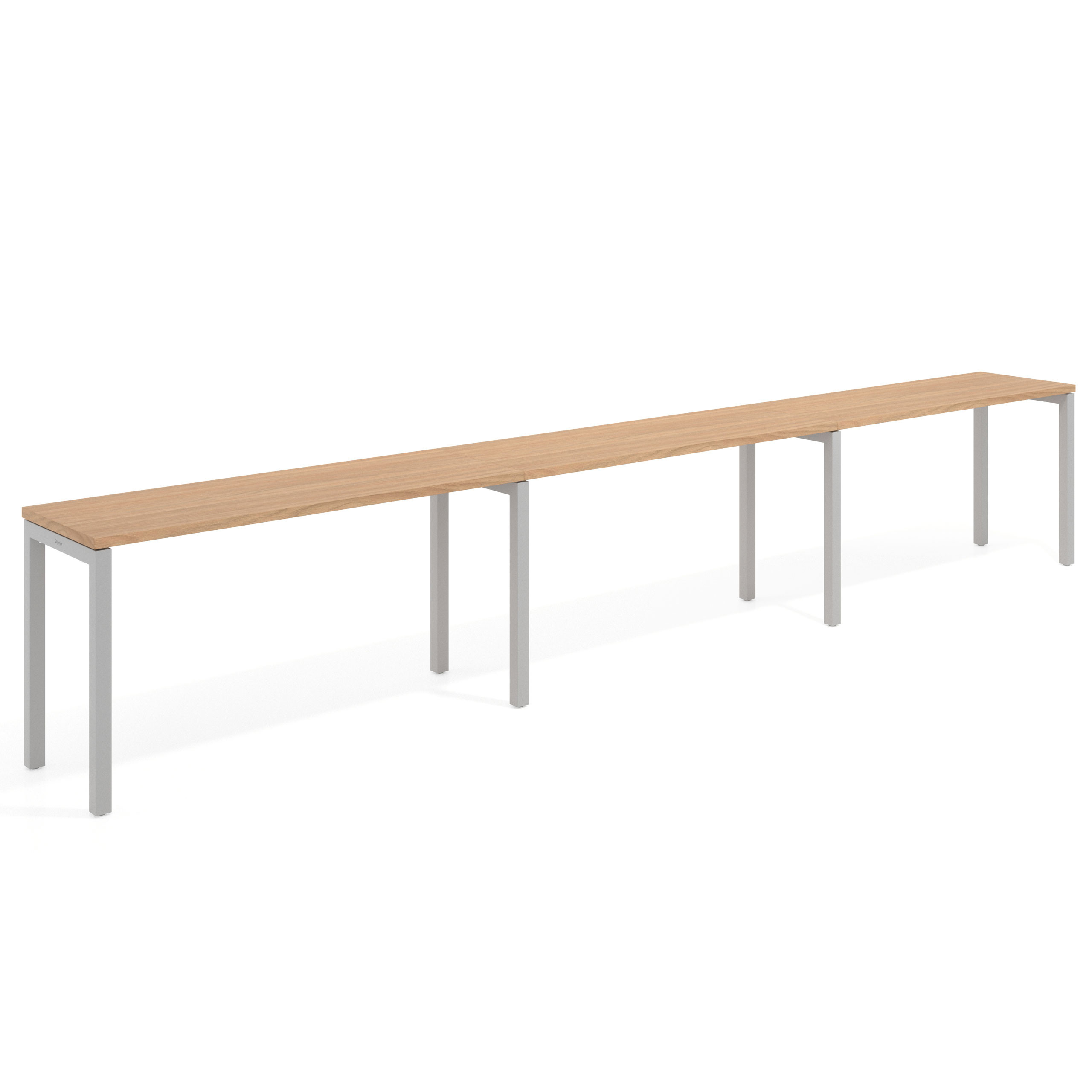 mesa multipuesto 300x50 siroco kube mesa progresiva triple fondo 50cm recto 1