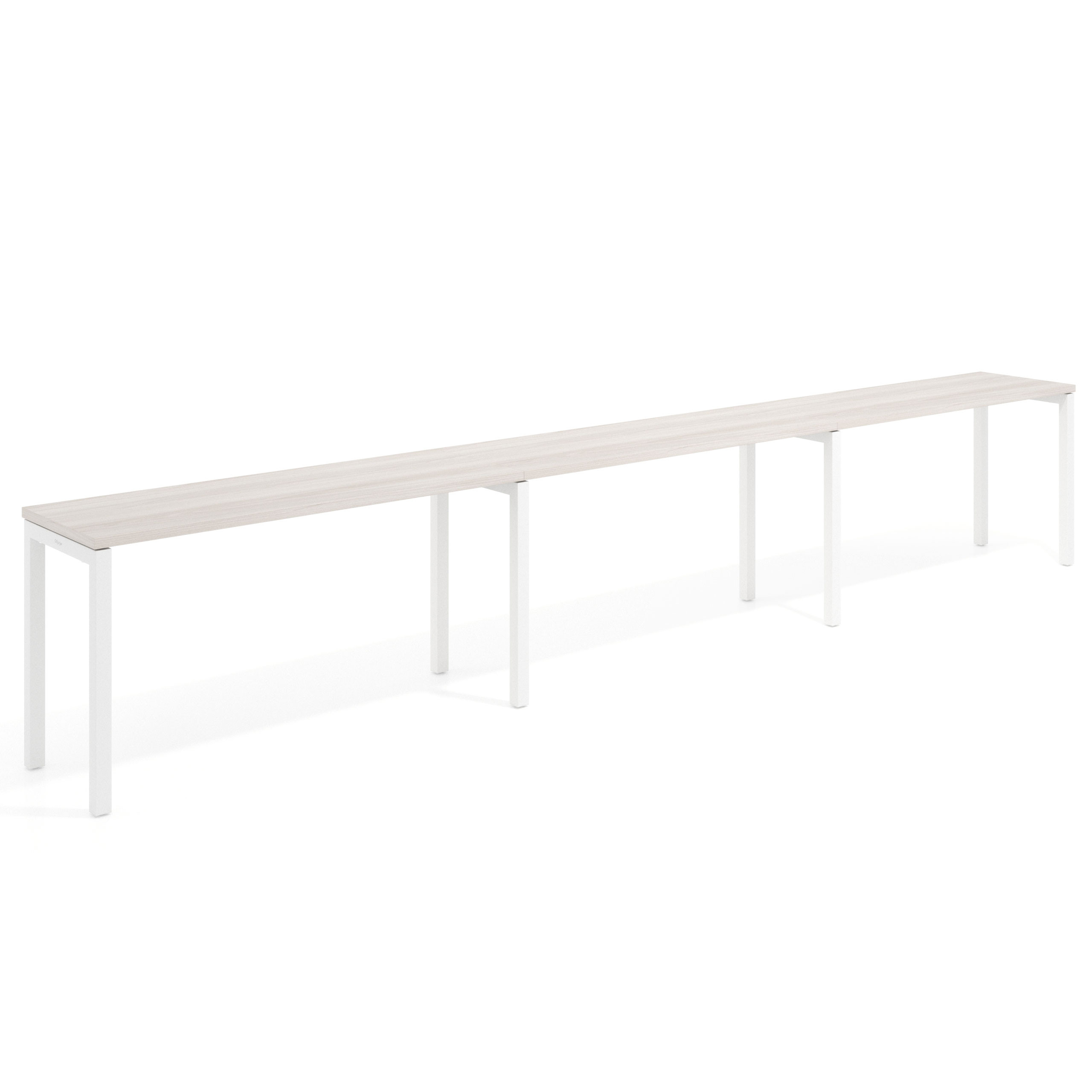 mesa multipuesto 300x50 california kube mesa progresiva triple fondo 50cm recto 1