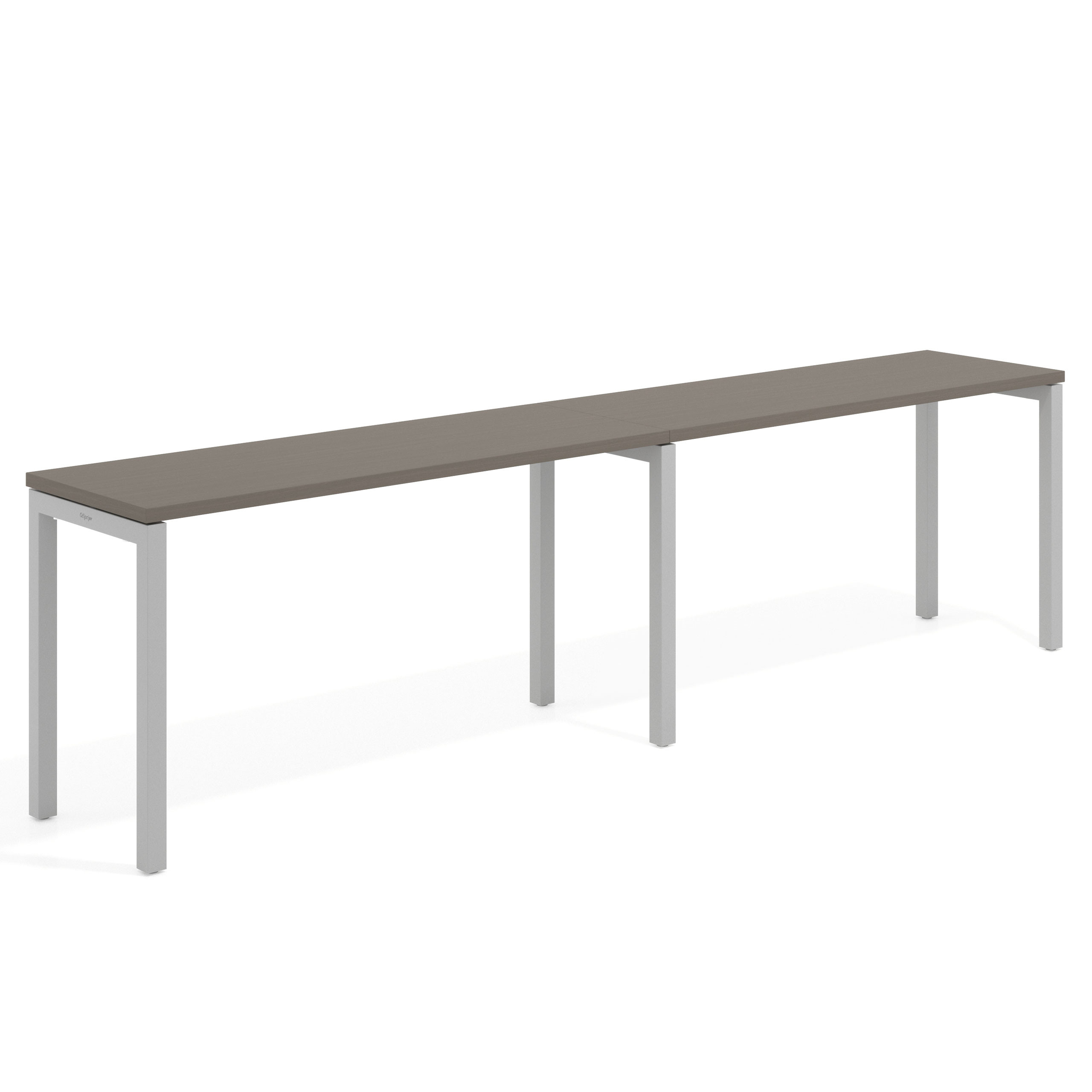 mesa multipuesto 200x50 etna kube mesa progresiva doble fondo 50cm recto 1