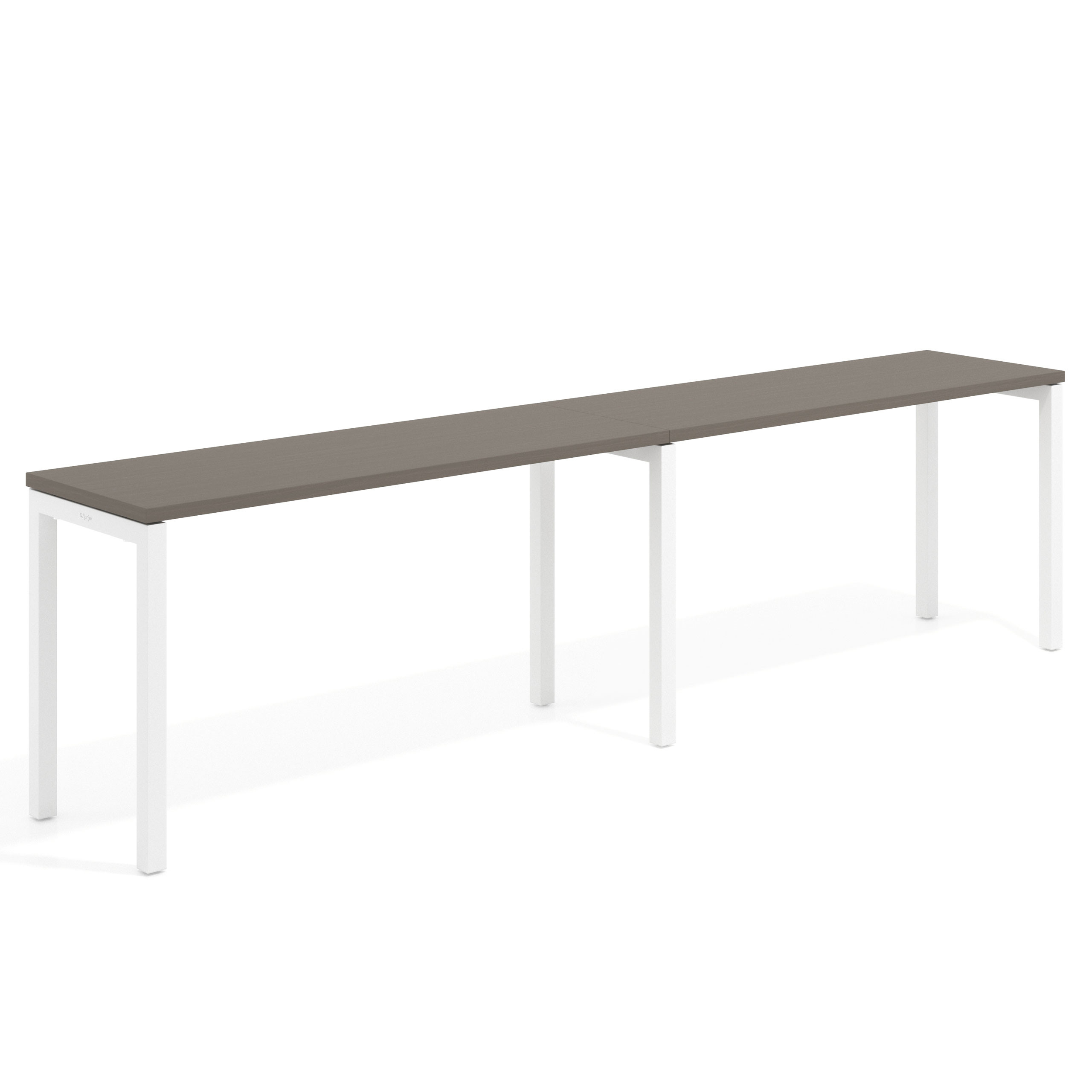 mesa multipuesto 200x50 etna kube mesa progresiva doble fondo 50cm recto 1
