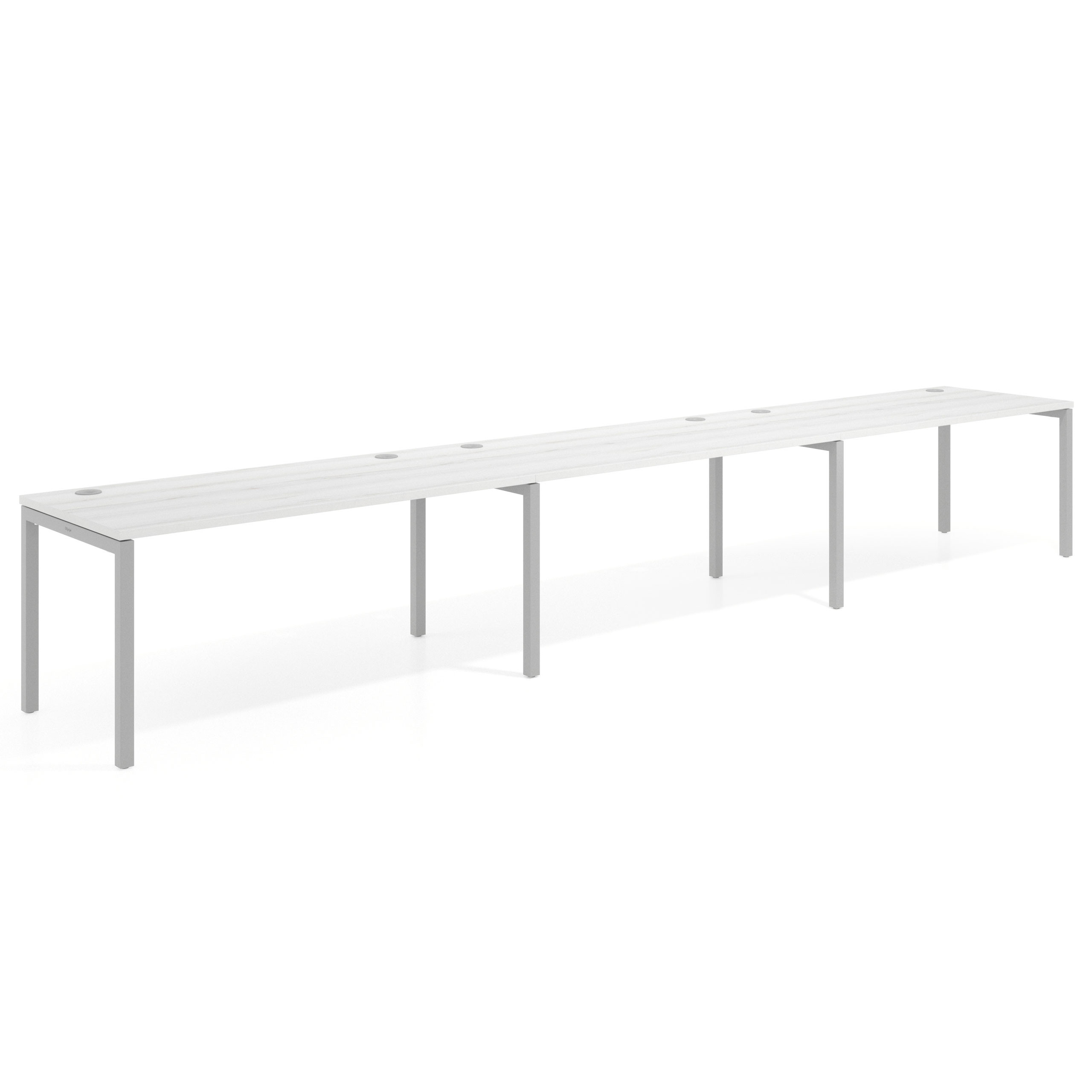 mesa multipuesto 420x80 albo kube mesa progresiva triple fondo 80cm recto 1