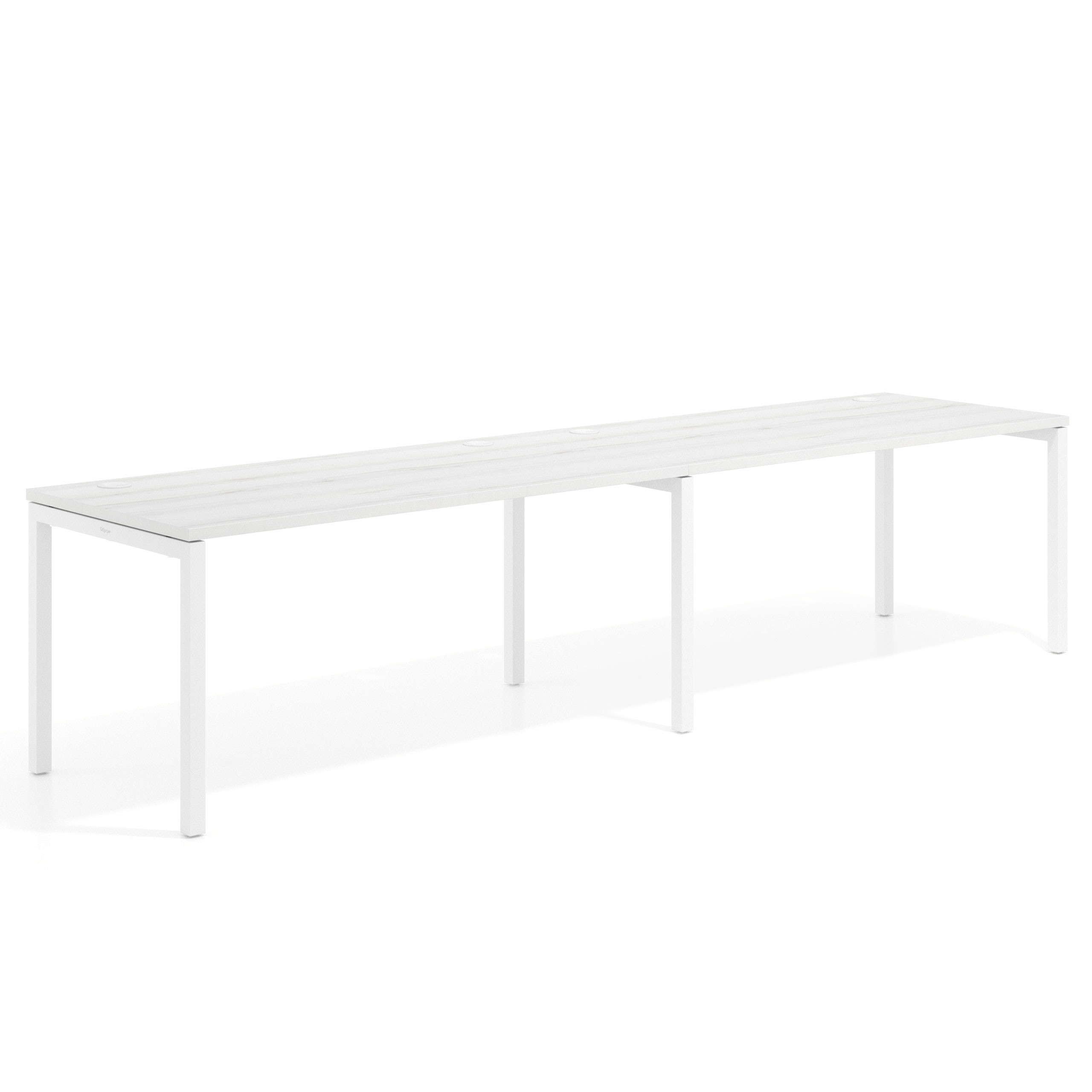 mesa multipuesto 280x80 albo kube mesa progresiva doble fondo 80cm recto 1