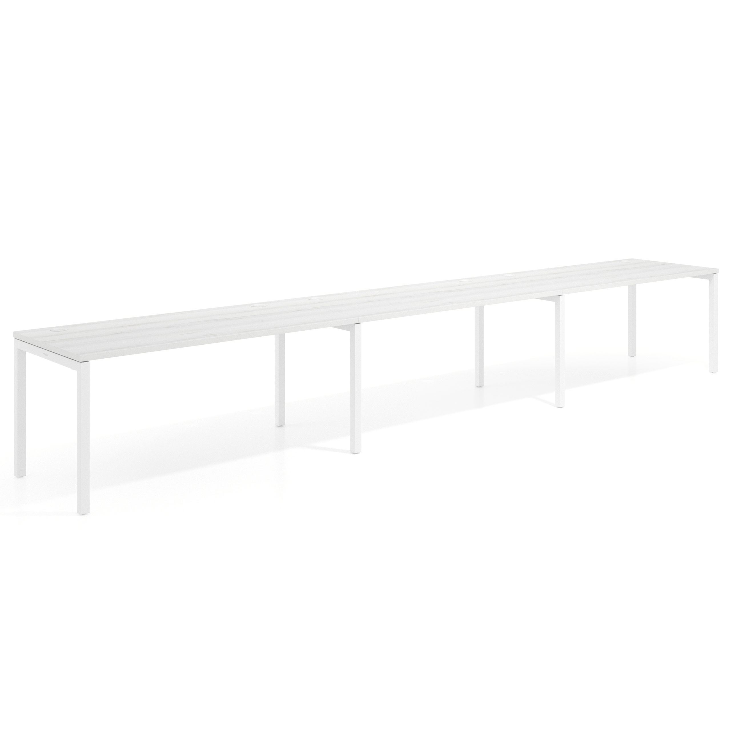 mesa multipuesto 300x80 albo kube mesa progresiva triple fondo 80cm recto 1