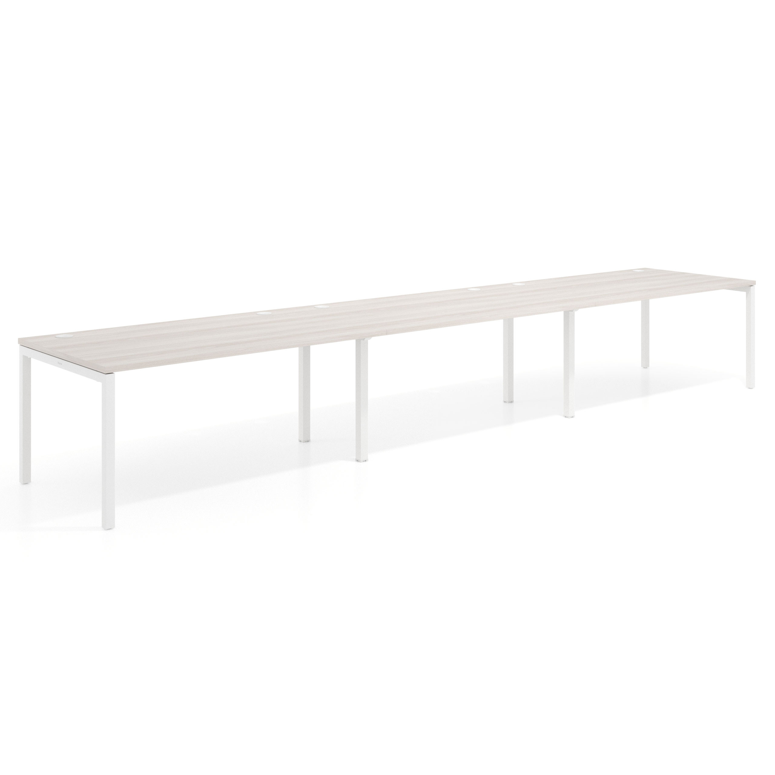 mesa multipuesto 300x100 california kube mesa progresiva triple fondo 100cm recto 1