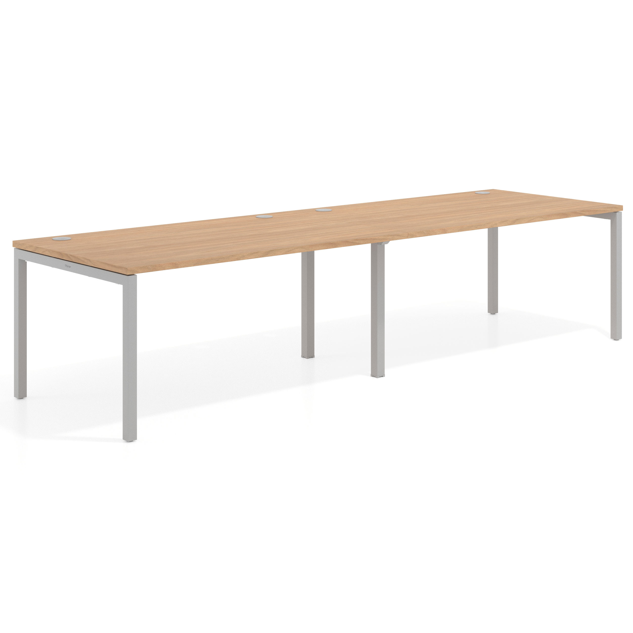mesa multipuesto 200x100 siroco kube mesa progresiva doble fondo 100cm recto 1