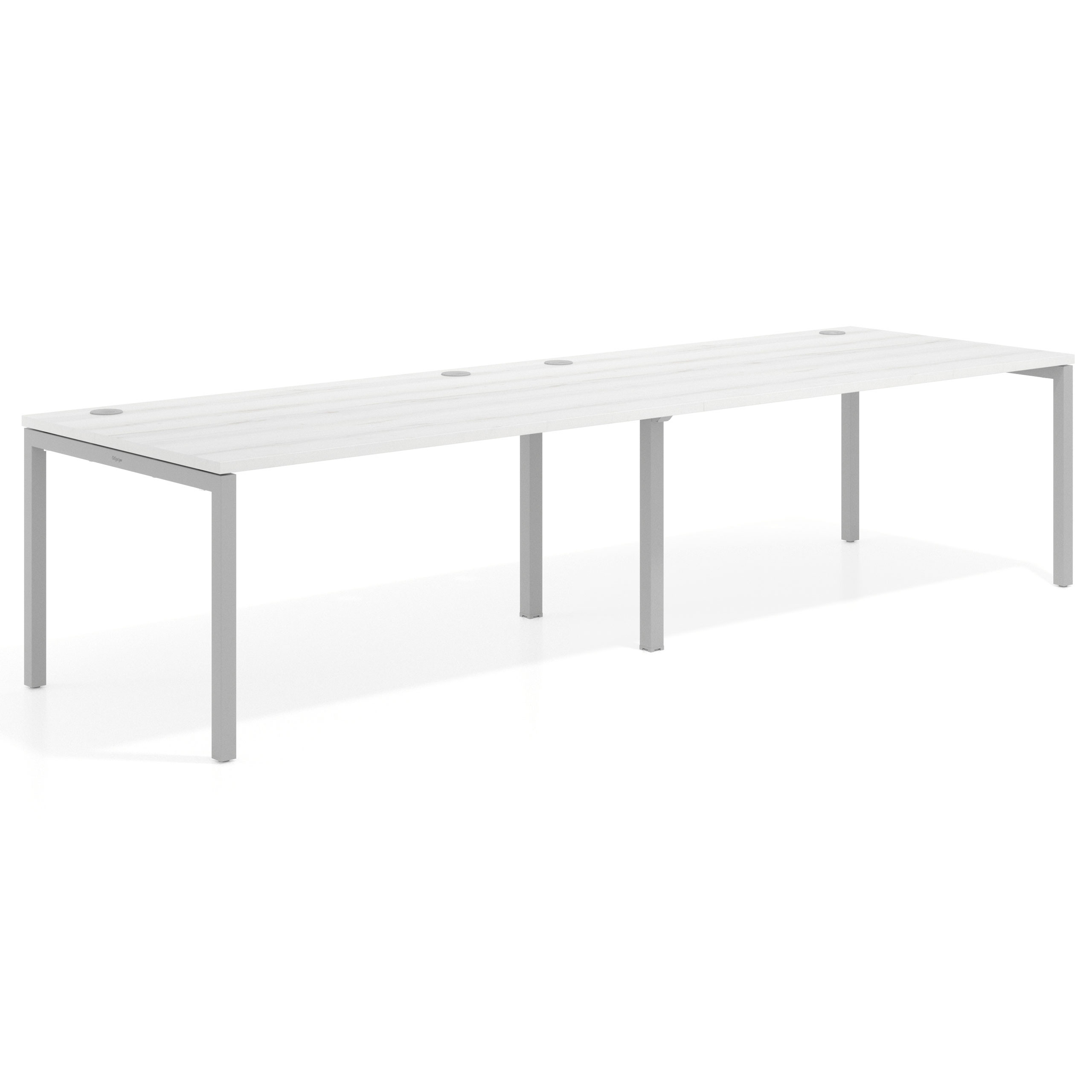 mesa multipuesto 200x100 albo kube mesa progresiva doble fondo 100cm recto 1