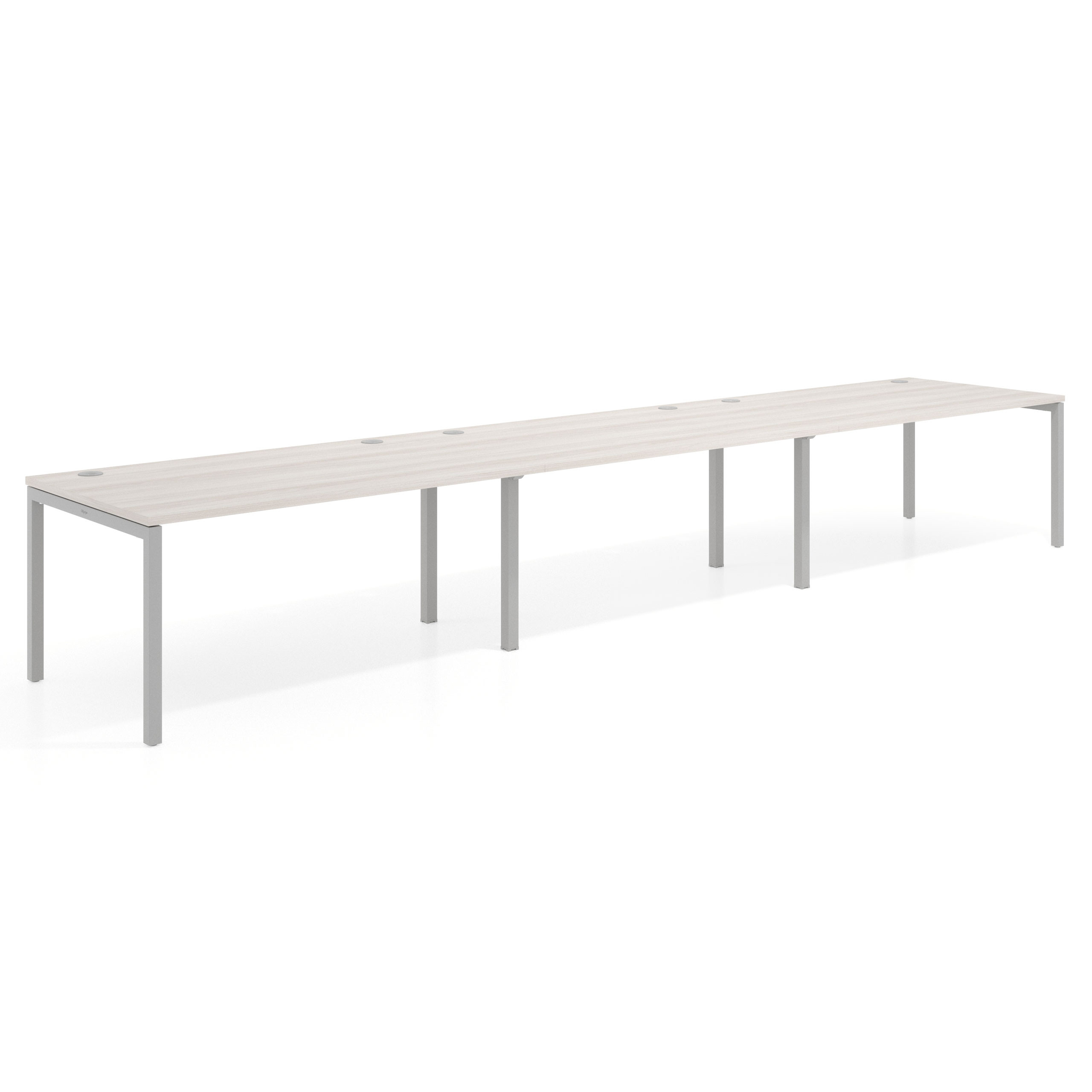 mesa multipuesto 300x100 california kube mesa progresiva triple fondo 100cm recto 1