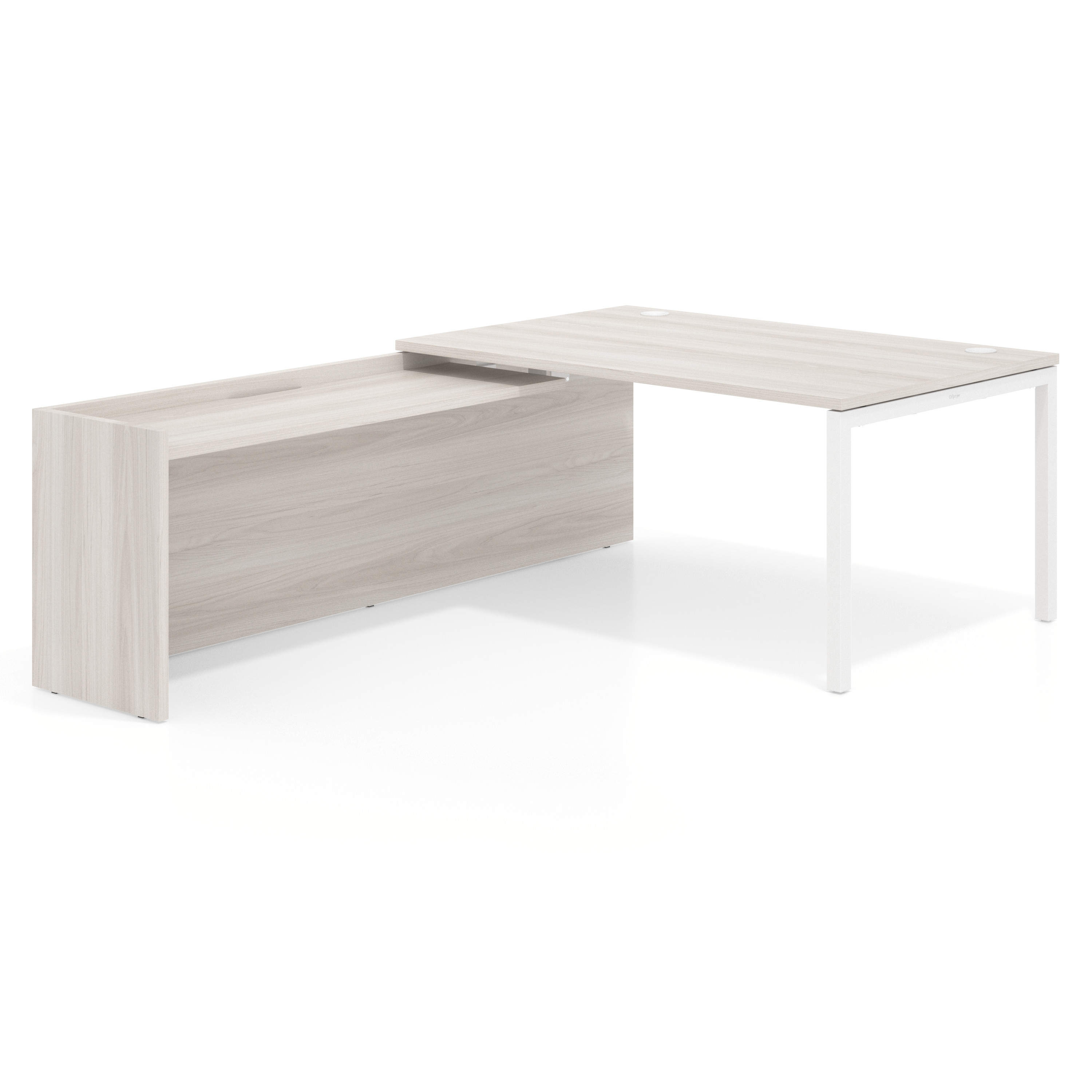 mesa en l 160x225 california kube mesa con ala fondo 100cm recto 1