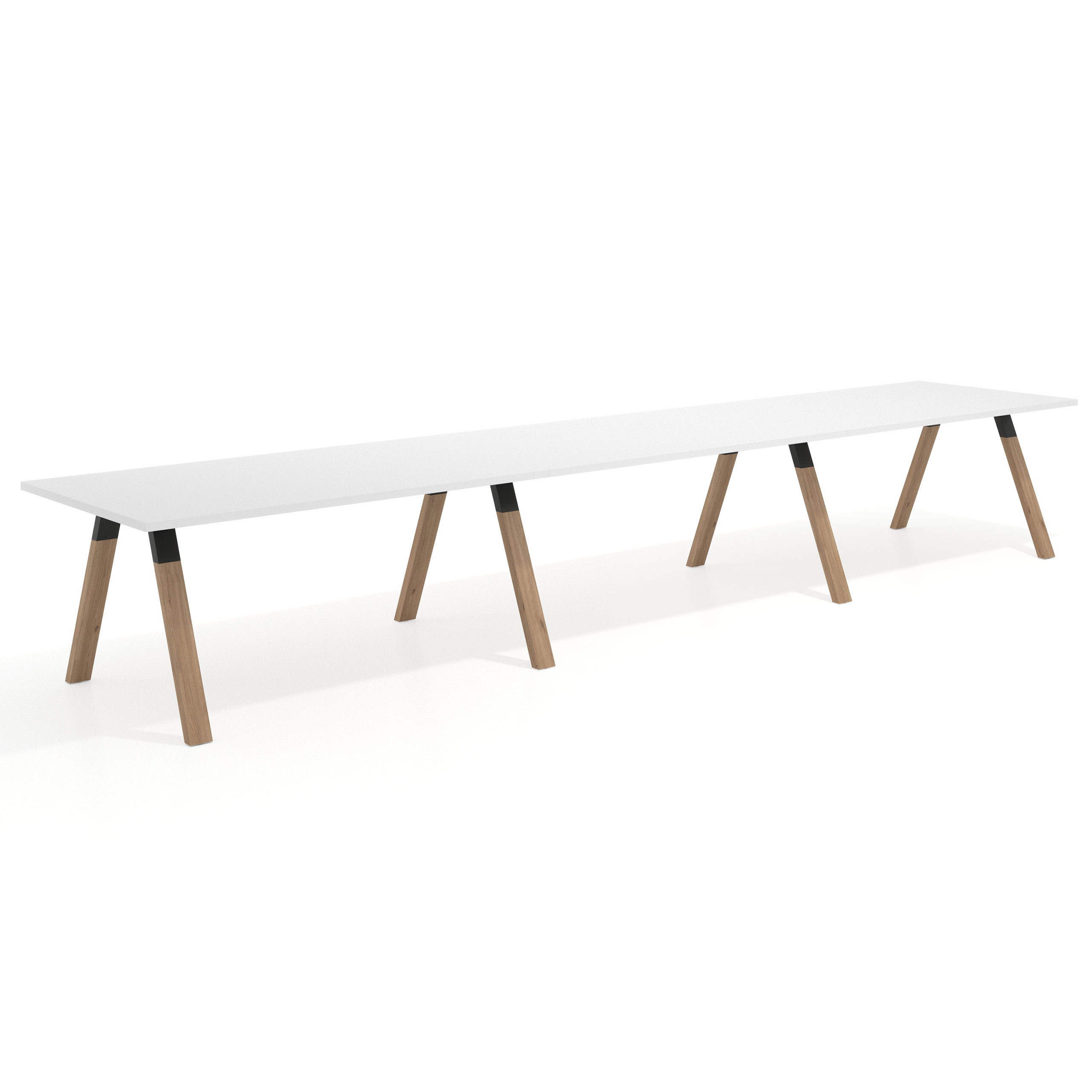 mesa multipuesto 360x100 blanco mate uvepro recto 1