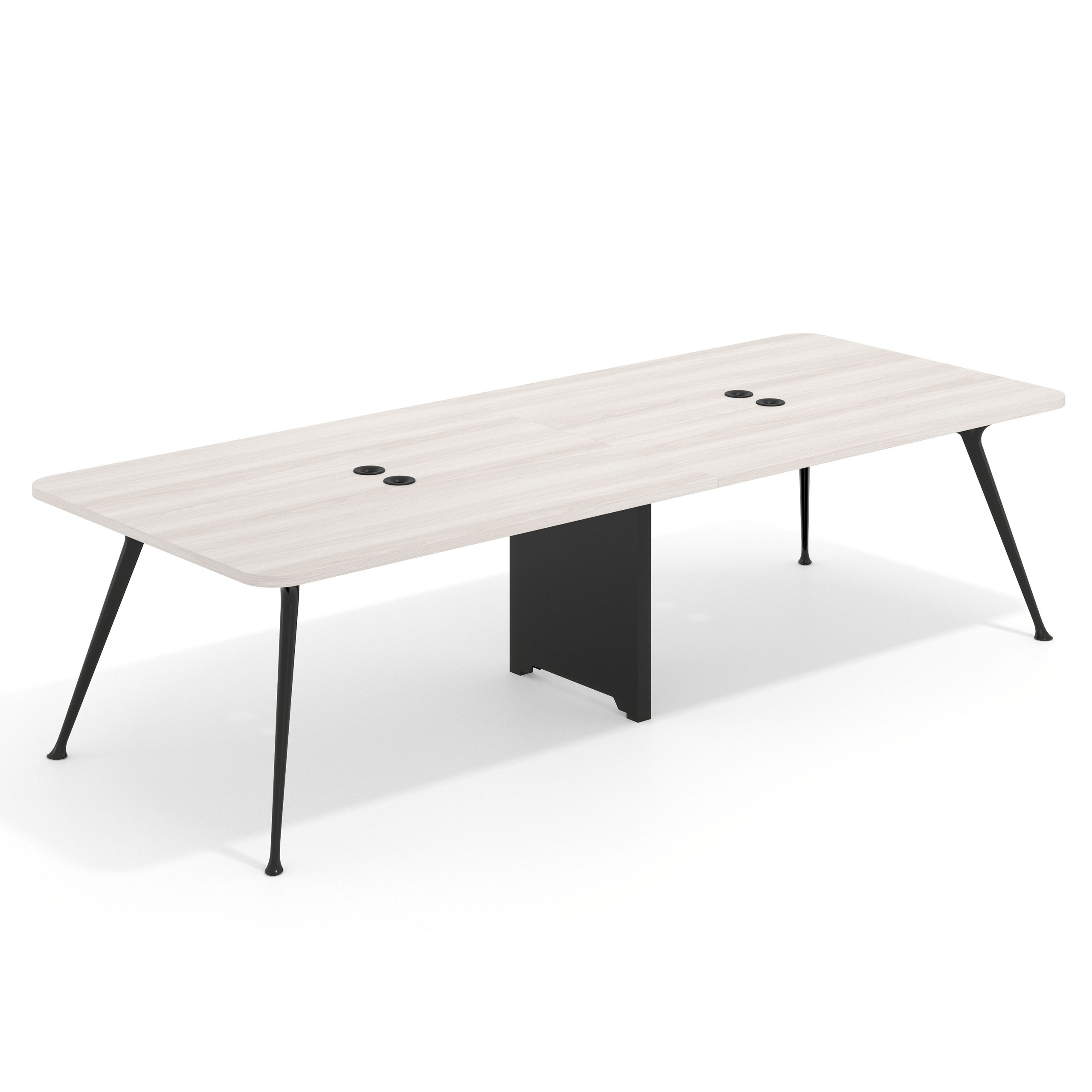 mesa reuniones 260x120 california tekno mesa doble fondo 120cm 1