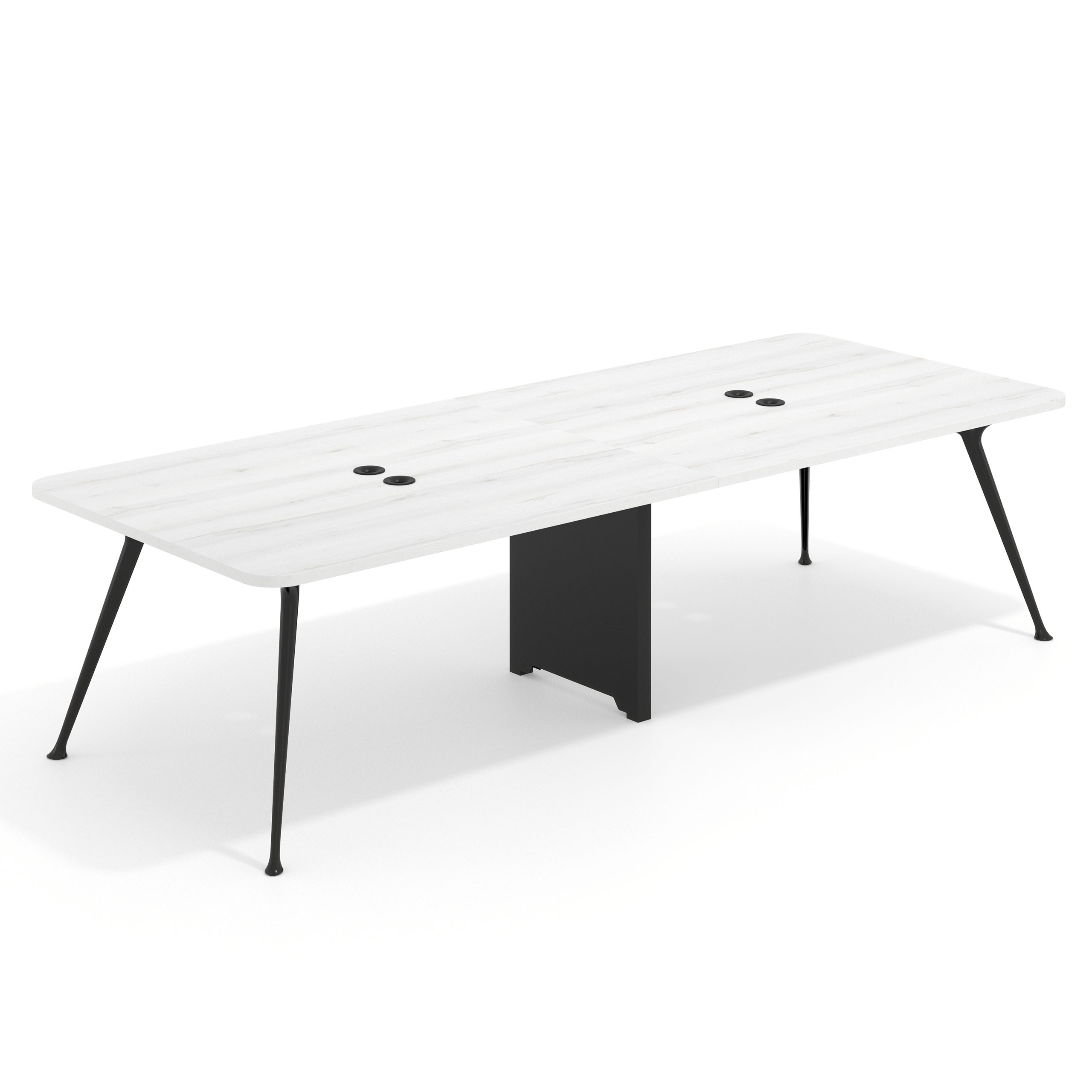mesa reuniones 340x120 albo tekno mesa doble fondo 120cm 1