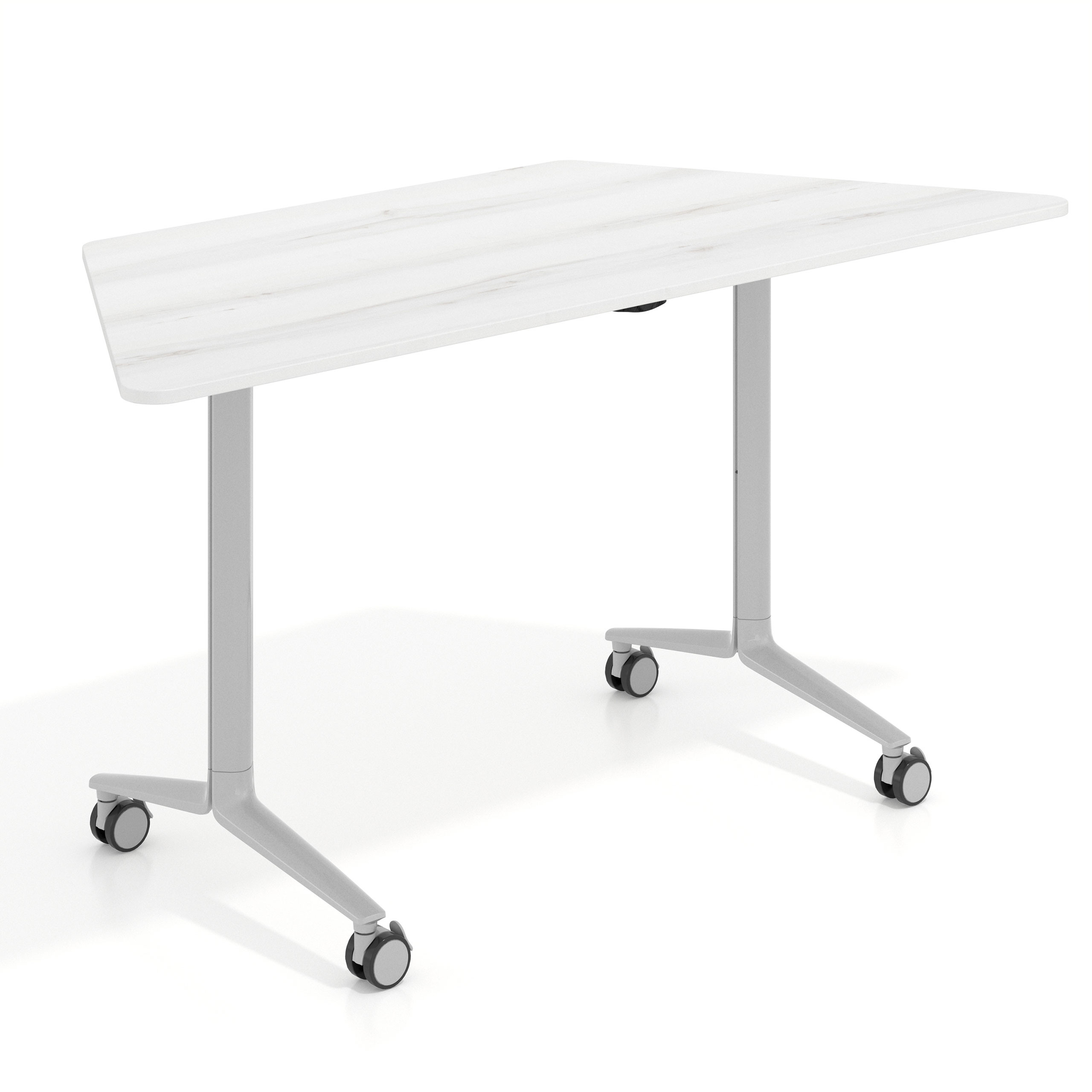 mesa de escritorio plegable 150x65 albo pivot mesa plegable trapezoidal 1