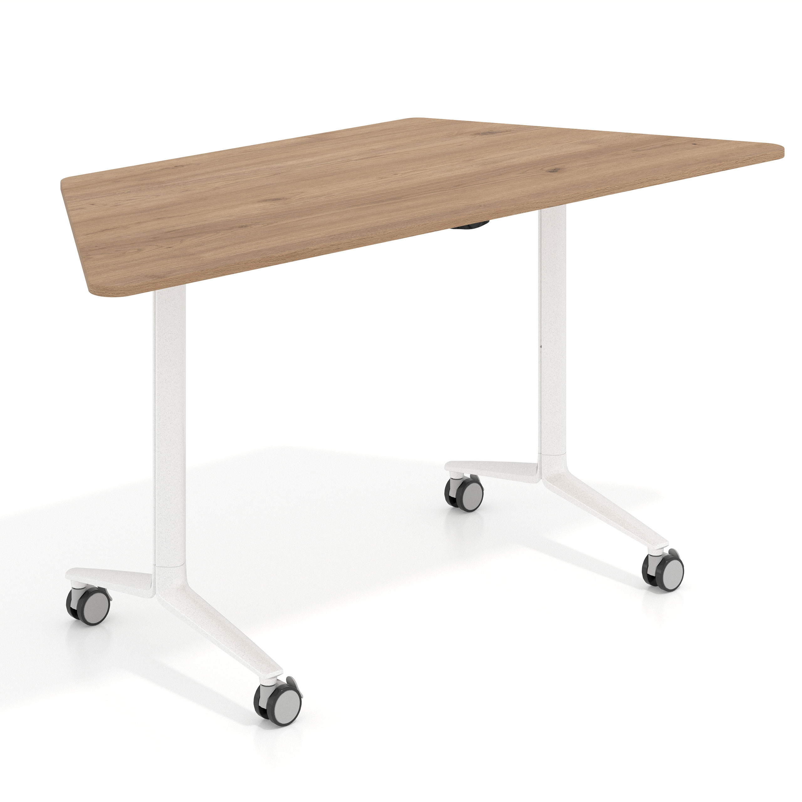 mesa de escritorio plegable 150x65 naturale pivot mesa plegable trapezoidal 1
