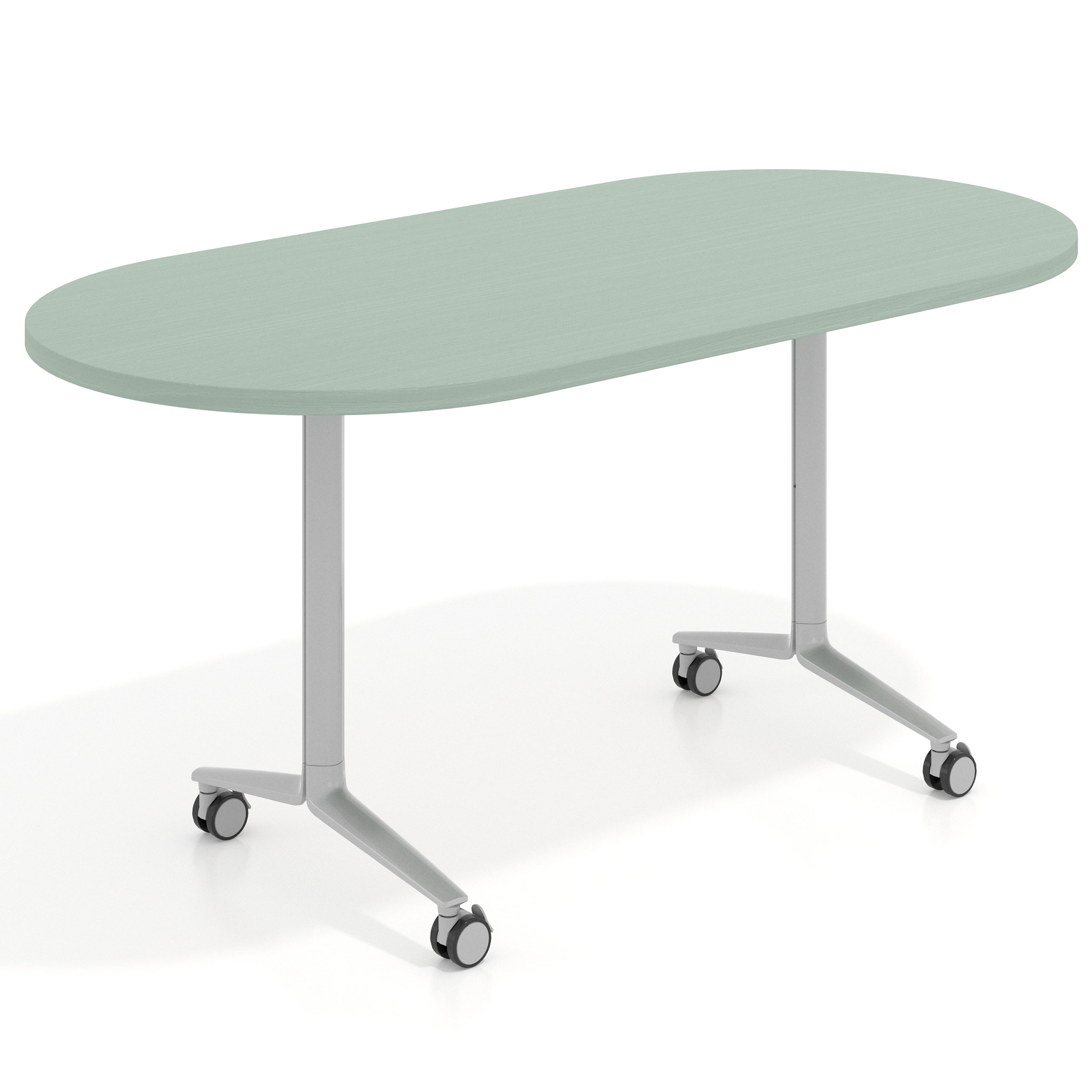 mesa de escritorio plegable 160x80 iris pivot mesa plegable ovalada 1