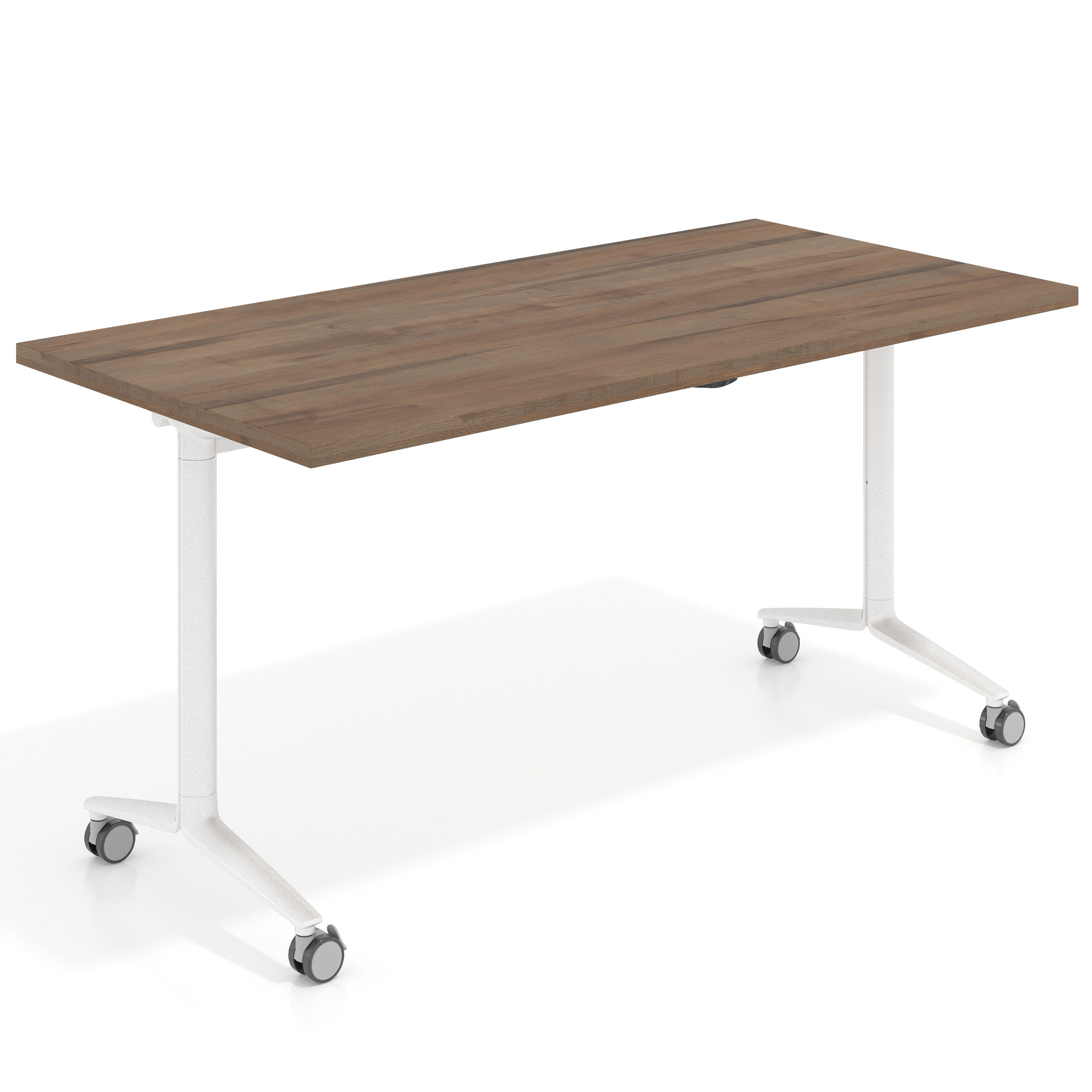 mesa de escritorio plegable 150x75 noce sabi pivot mesa plegable rectangular 1