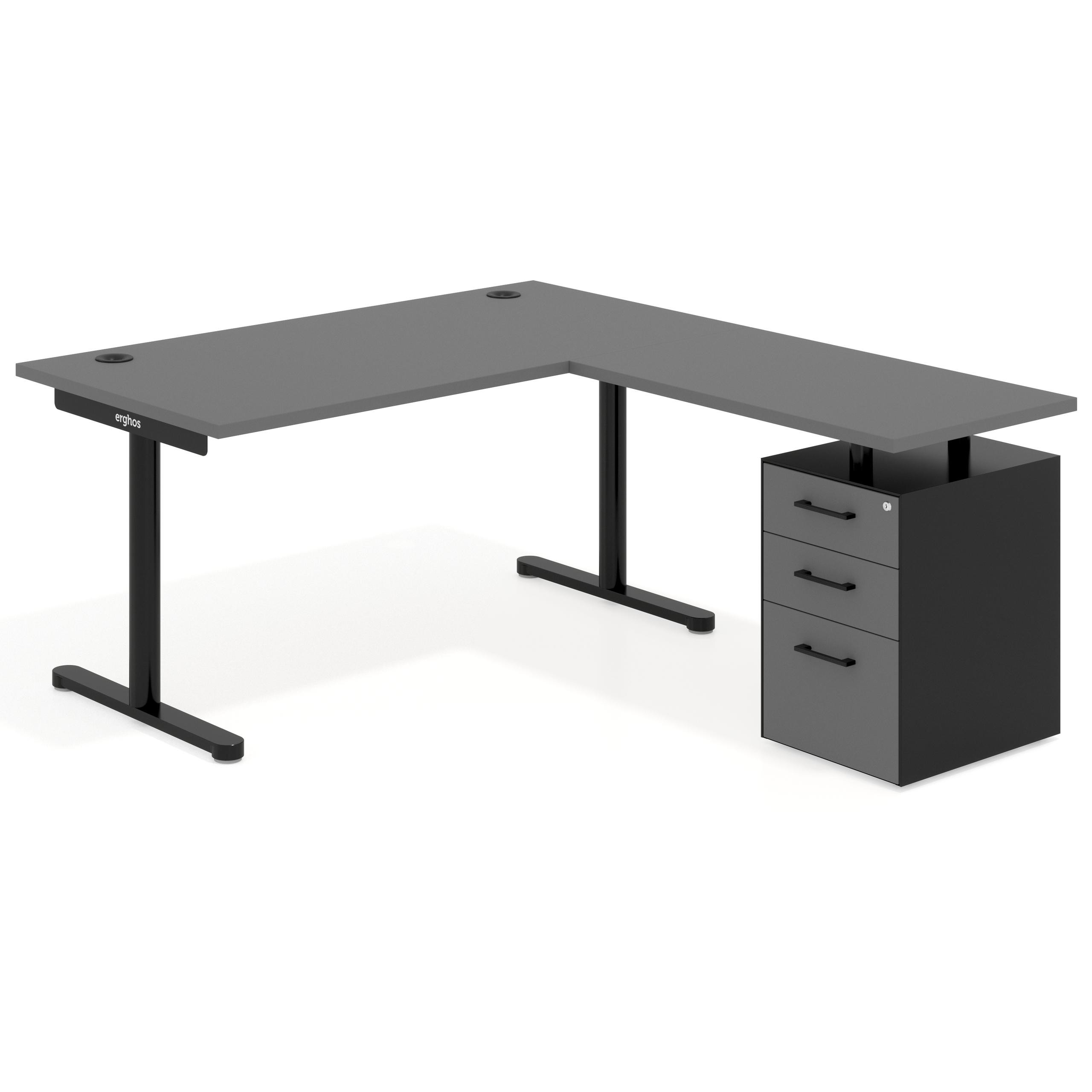 mesa en l 140x180 gris tormenta tdesk mesa con ala pedestal melamina recto 1