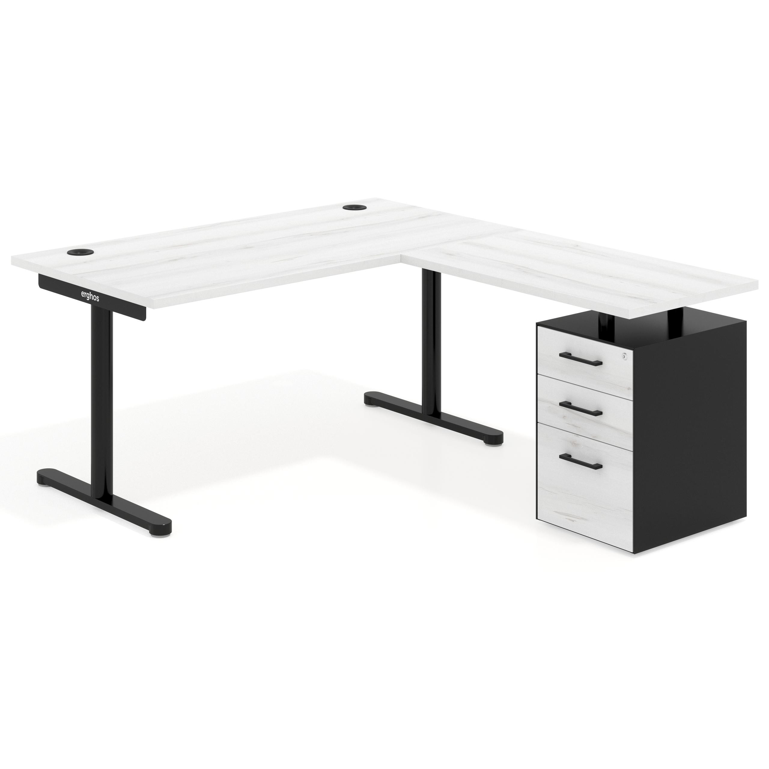mesa en l 180x180 albo tdesk mesa con ala pedestal melamina recto 1