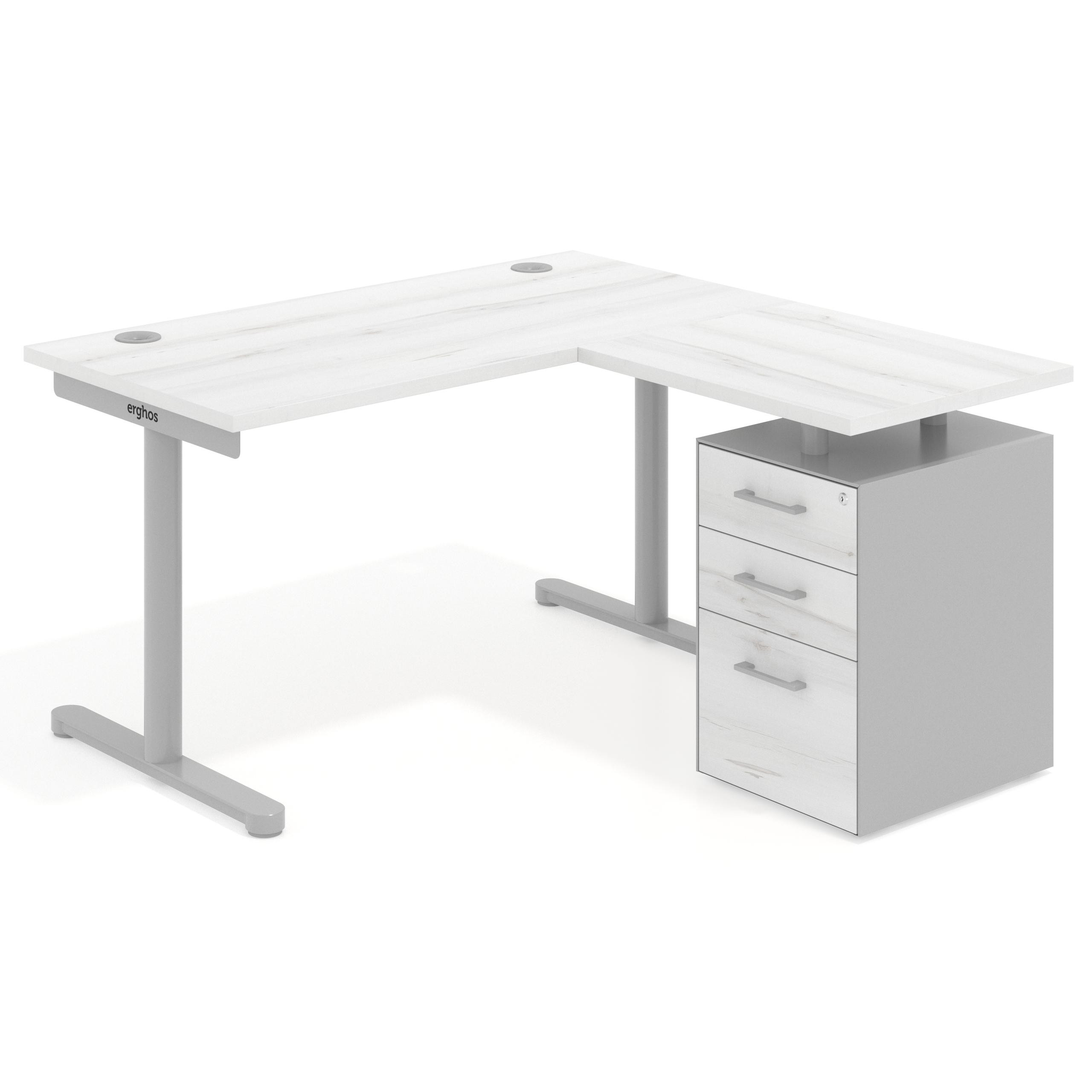 mesa en l 120x138 albo tdesk mesa con ala corta pedestal melamina recto 1