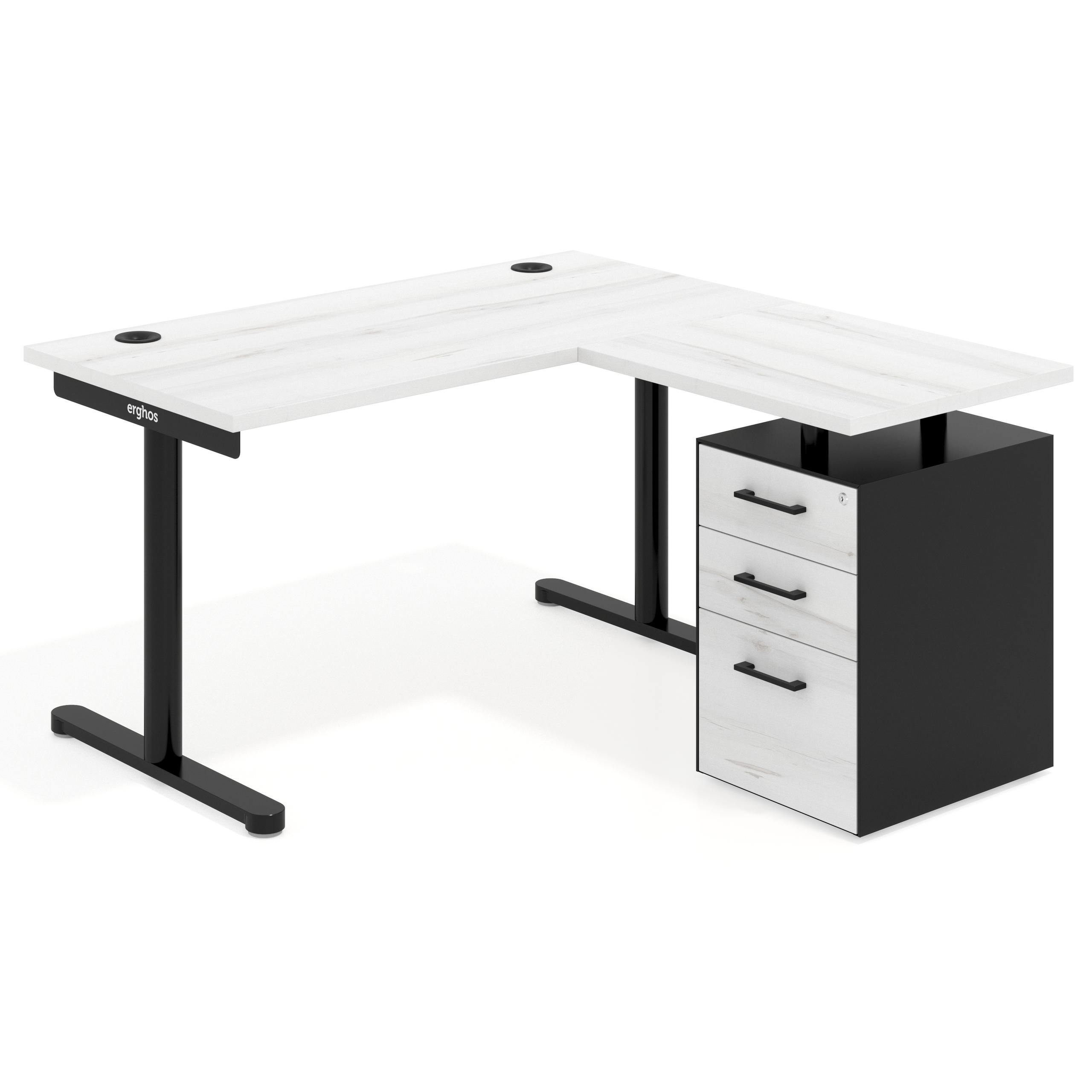 mesa en l 140x138 albo tdesk mesa con ala corta pedestal melamina recto 1