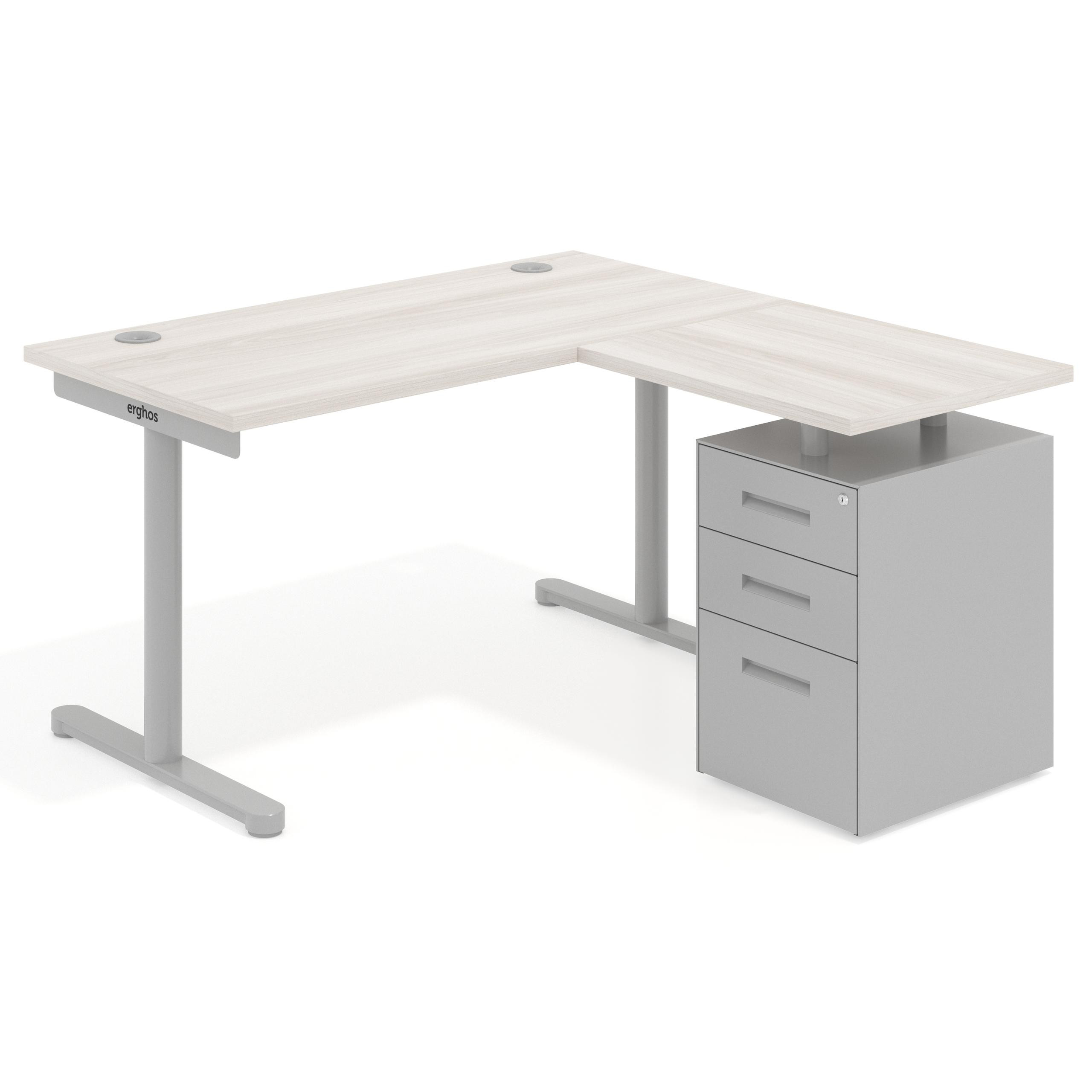 mesa en l 120x138 california tdesk mesa con ala corta pedestal metal recto 1