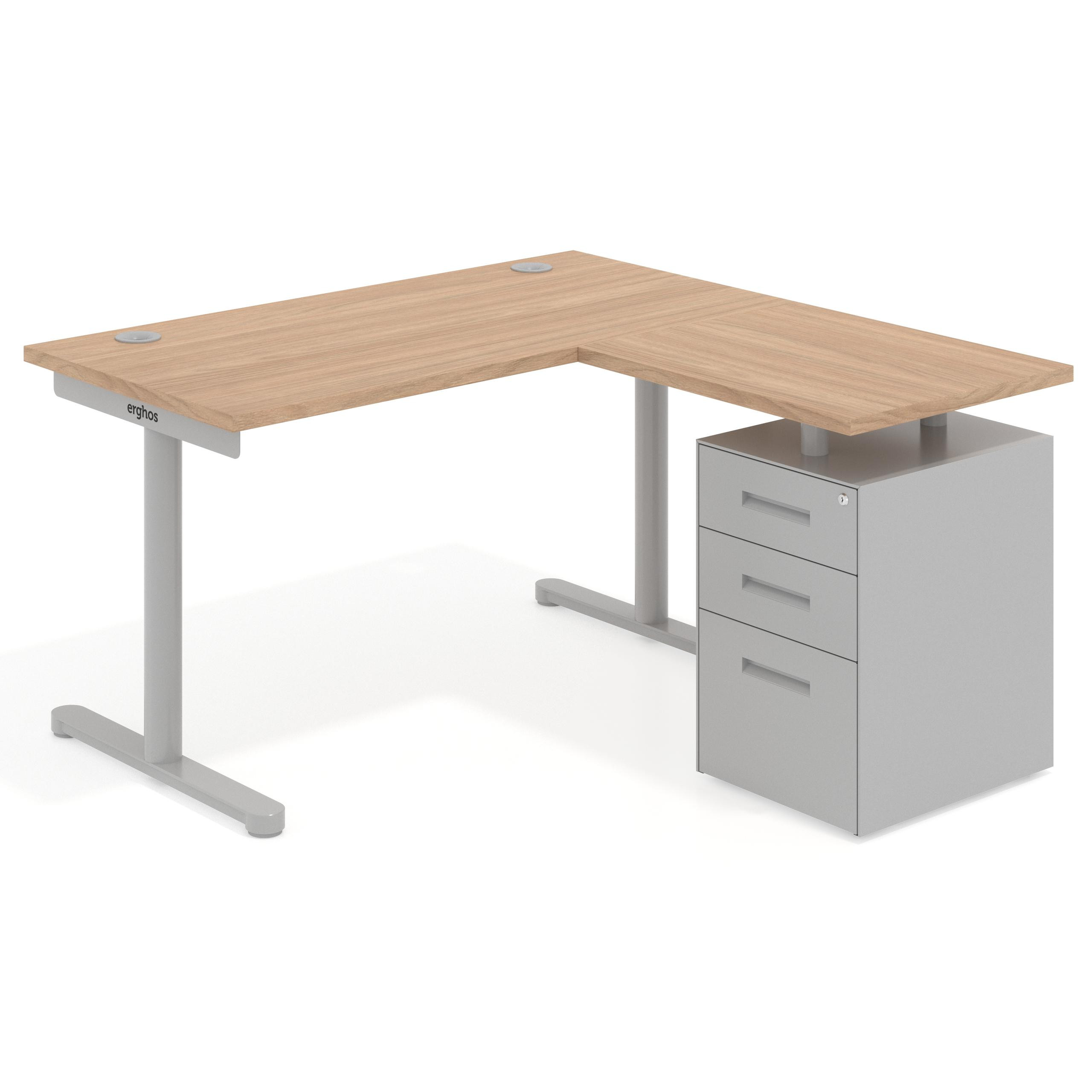 mesa en l 120x138 siroco tdesk mesa con ala corta pedestal metal recto 1