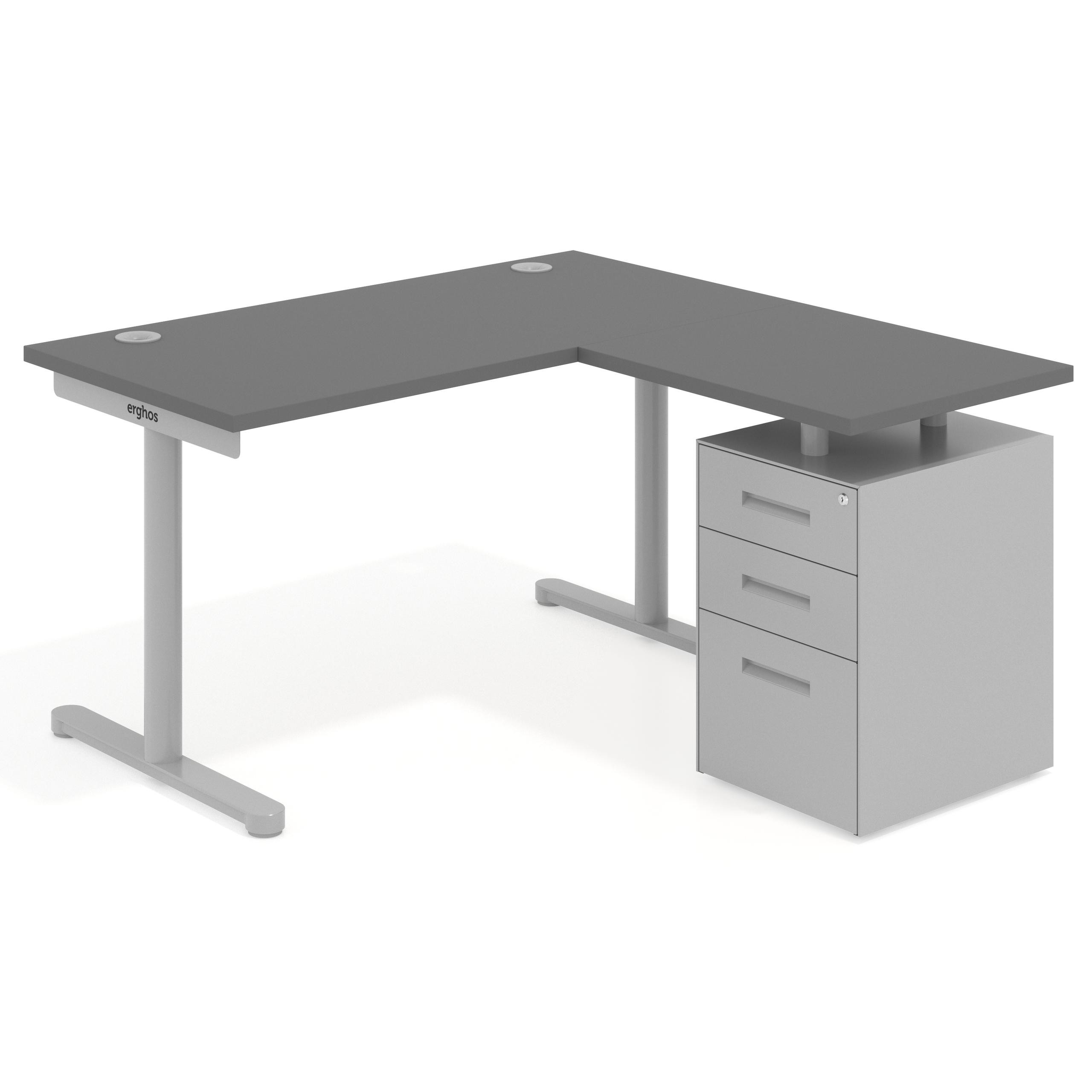 mesa en l 120x138 gris tormenta tdesk mesa con ala corta pedestal metal recto 1