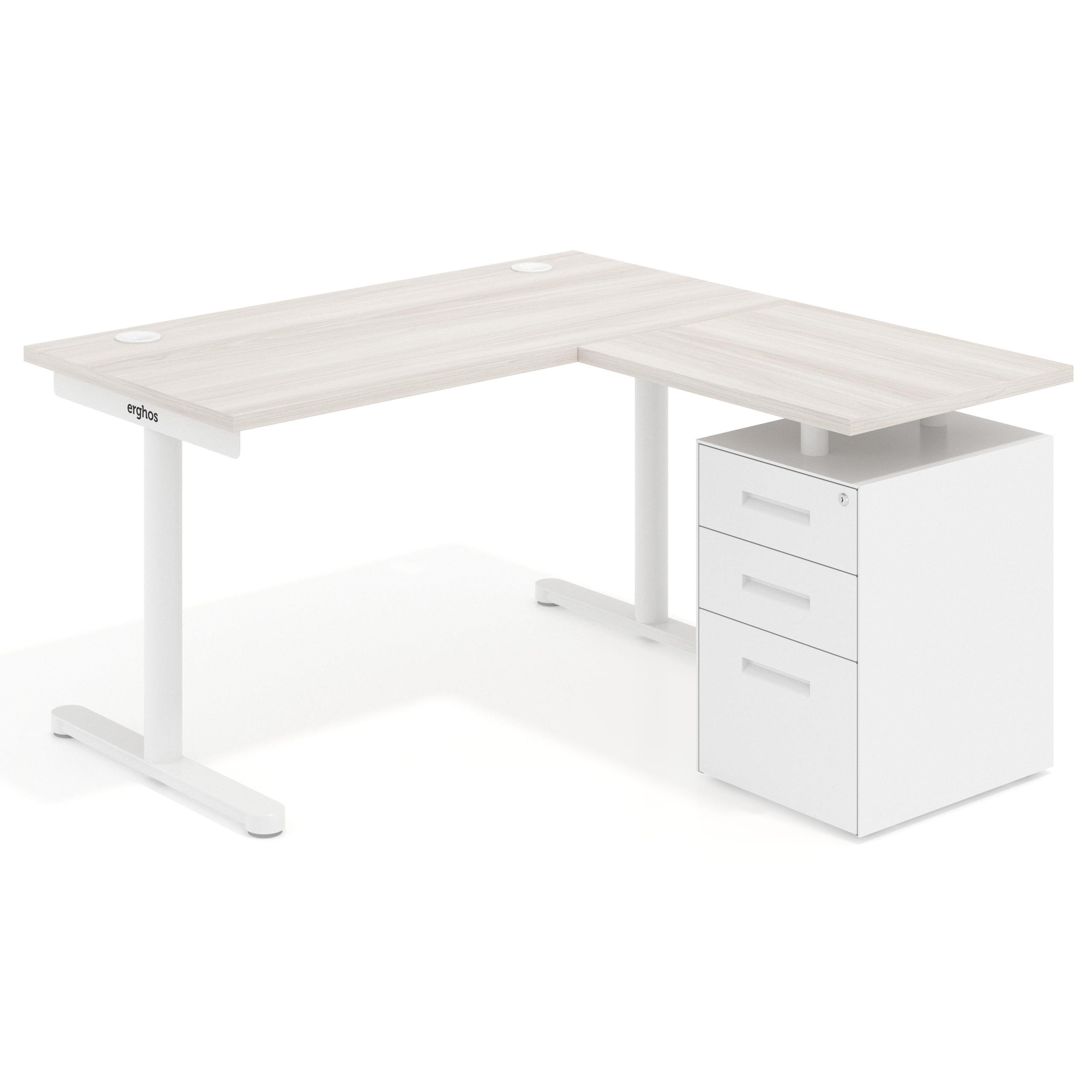 mesa en l 120x138 california tdesk mesa con ala corta pedestal metal recto 1