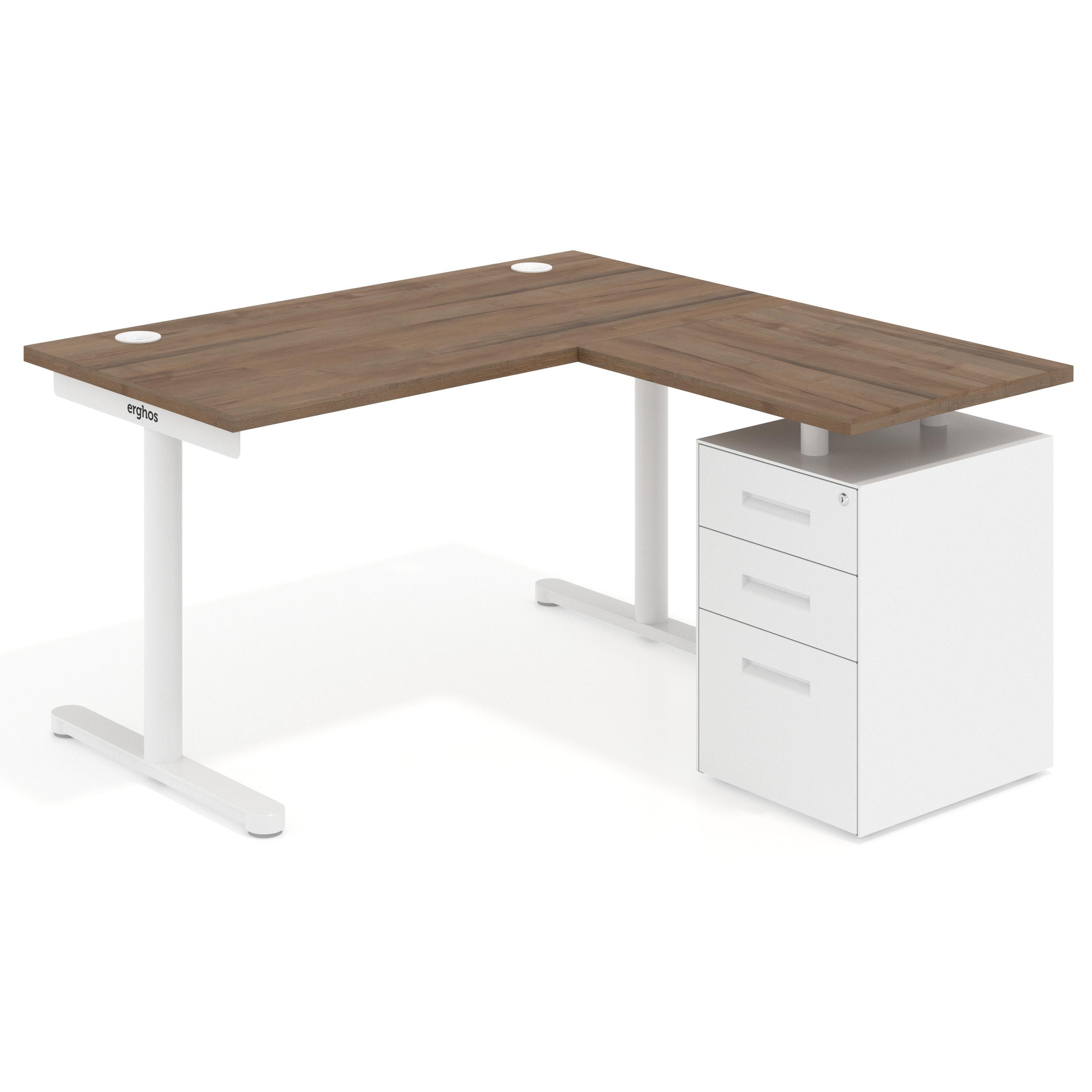 mesa en l 140x138 noce sabi tdesk mesa con ala corta pedestal metal recto 1