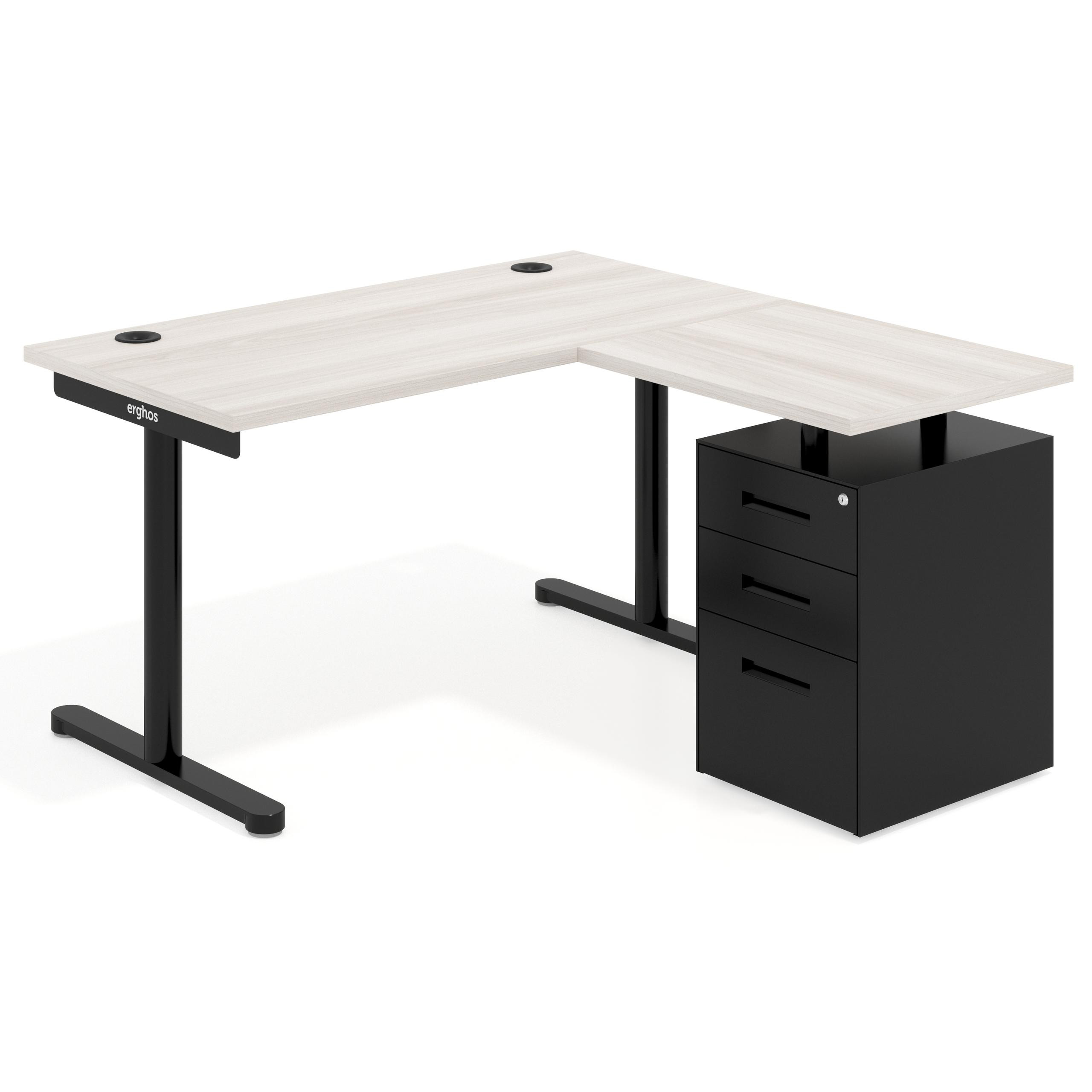 mesa en l 120x138 california tdesk mesa con ala corta pedestal metal recto 1