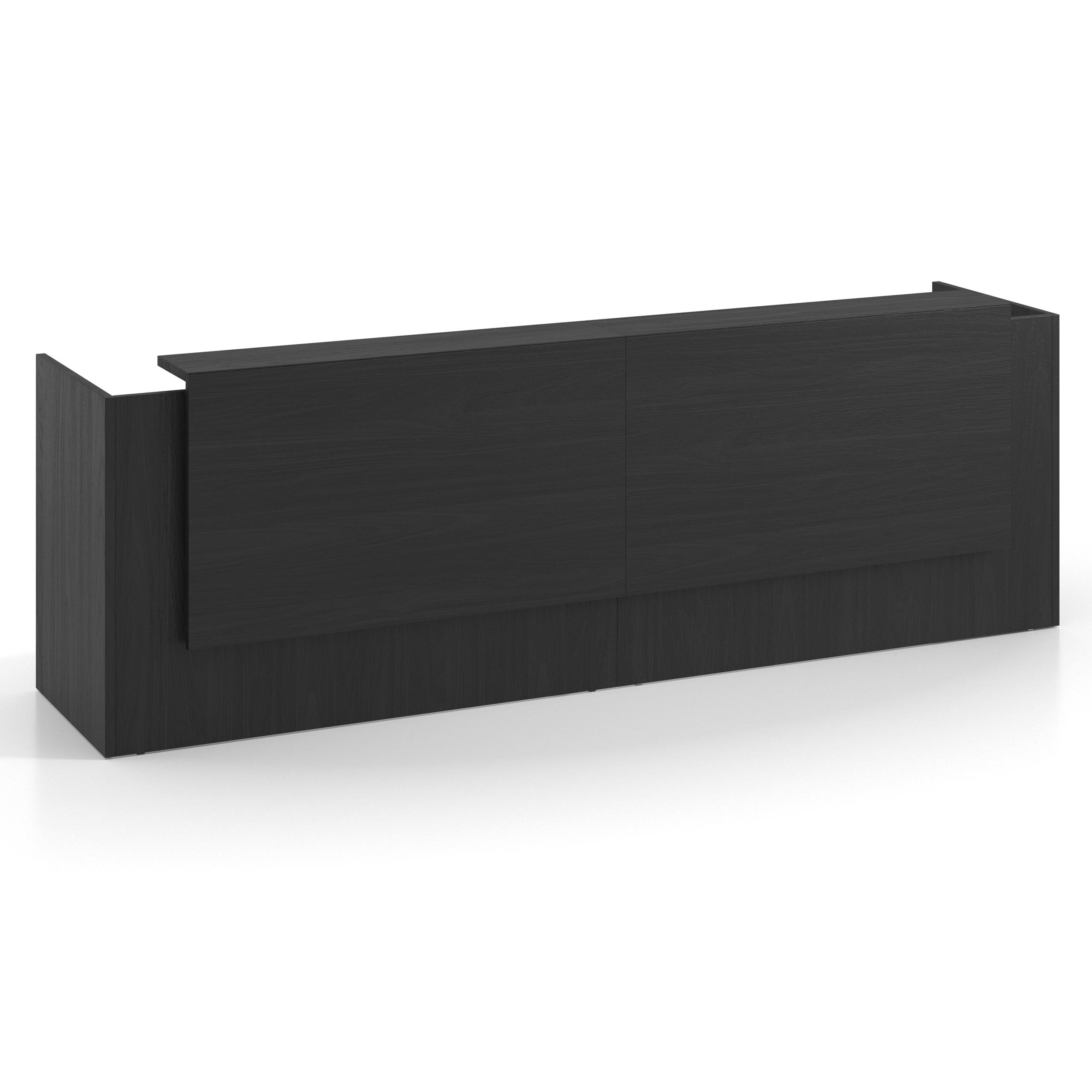 mostrador de recepcion 246x75 bocamina welcome mostrador doble con doble encimera larga 1