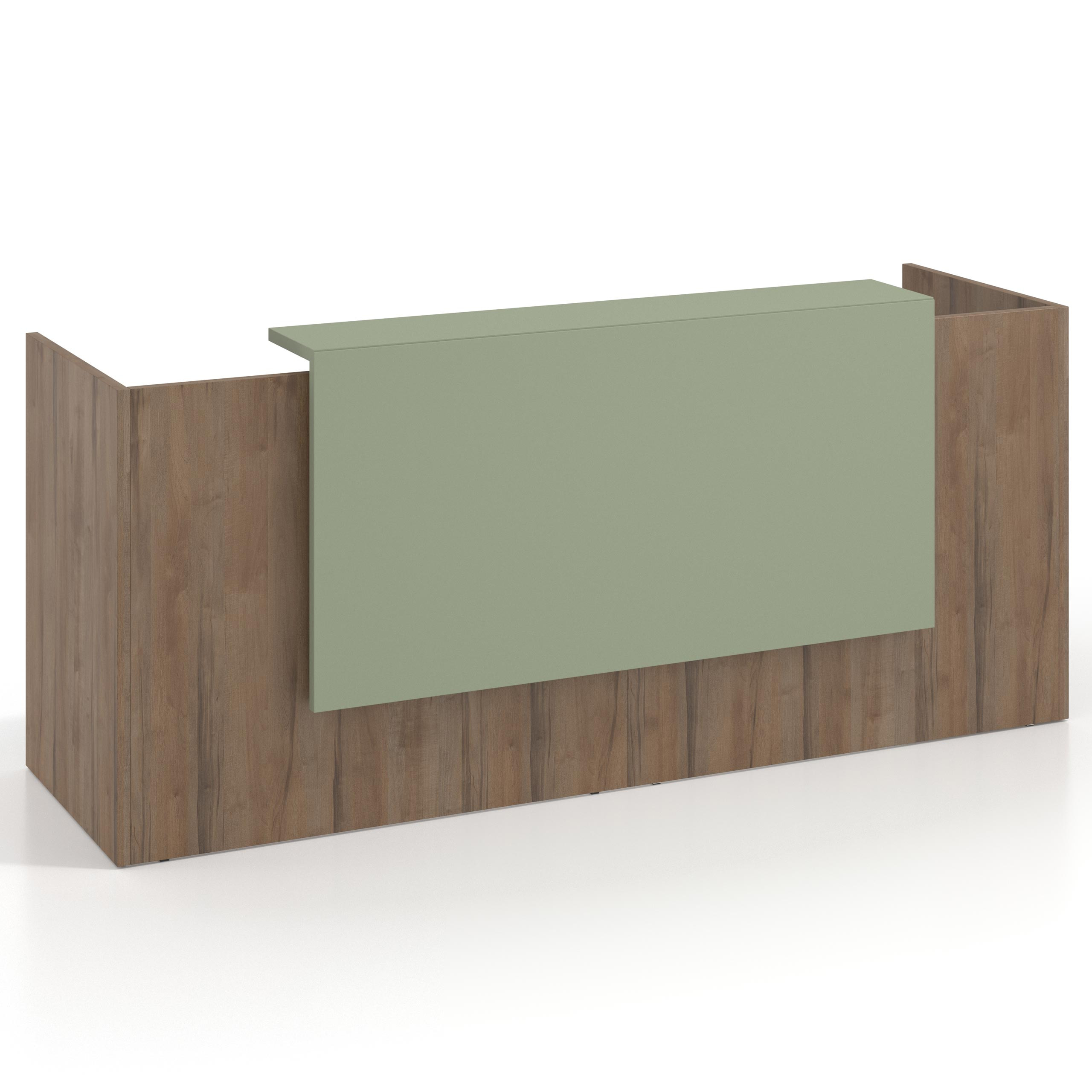 mostrador de recepcion 200x75 noce sabi sauce welcome mostrador doble con encimera larga 1