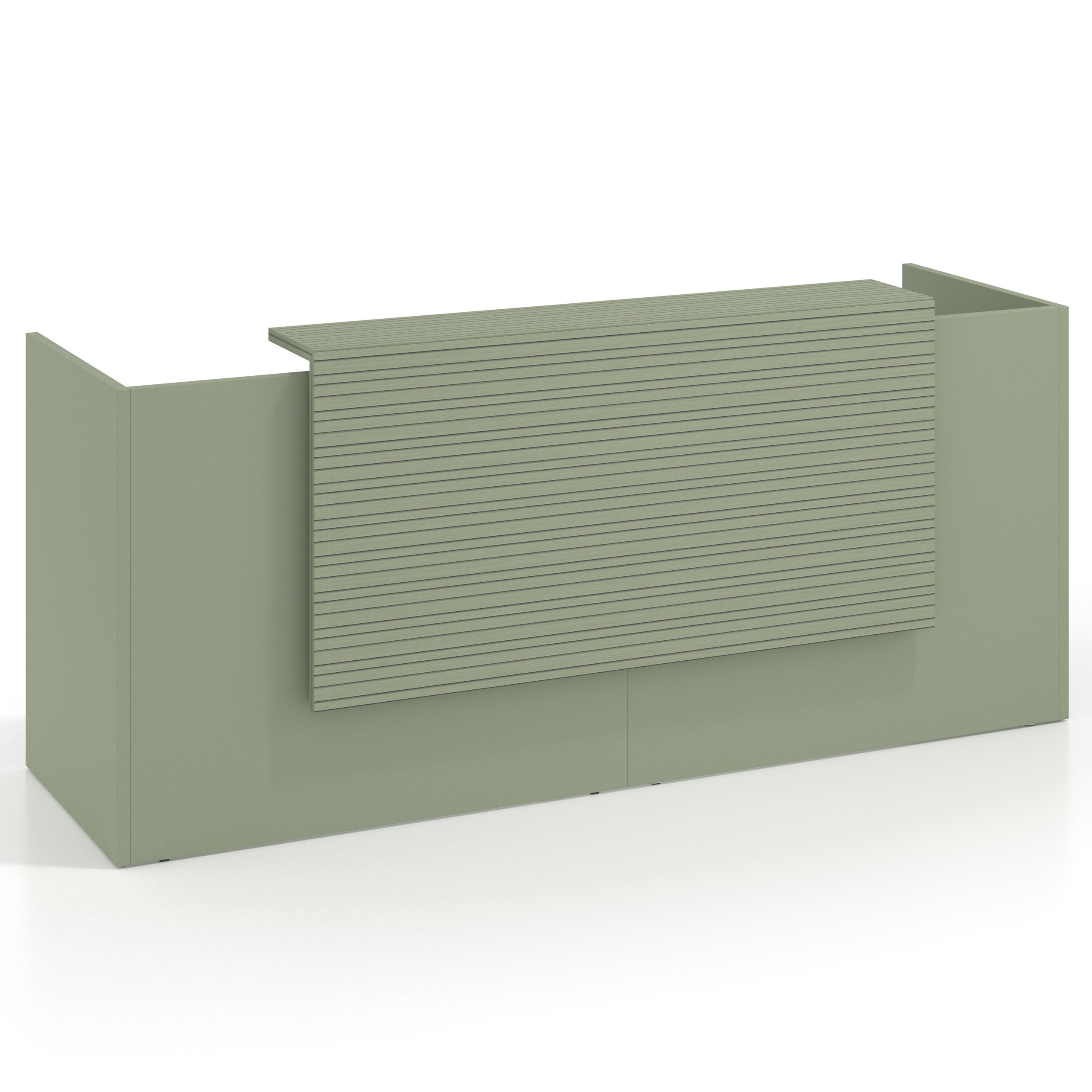 mostrador de recepcion 200x75 sauce rayado sauce welcome mostrador doble con encimera larga 1