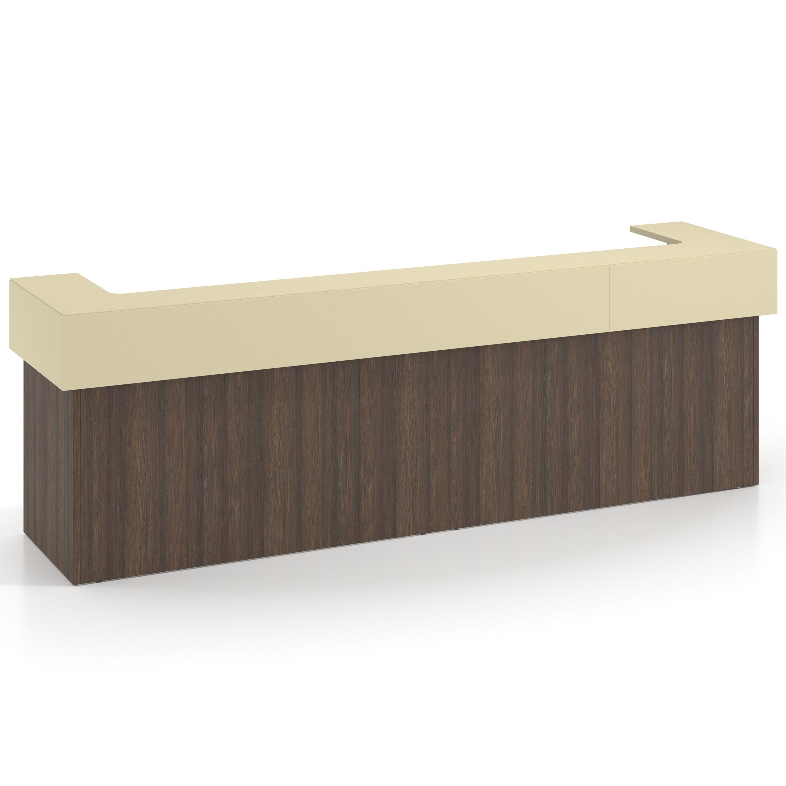 mostrador de recepcion 326x75 mistral salvia welcome mostrador doble encimera corta corrida 1