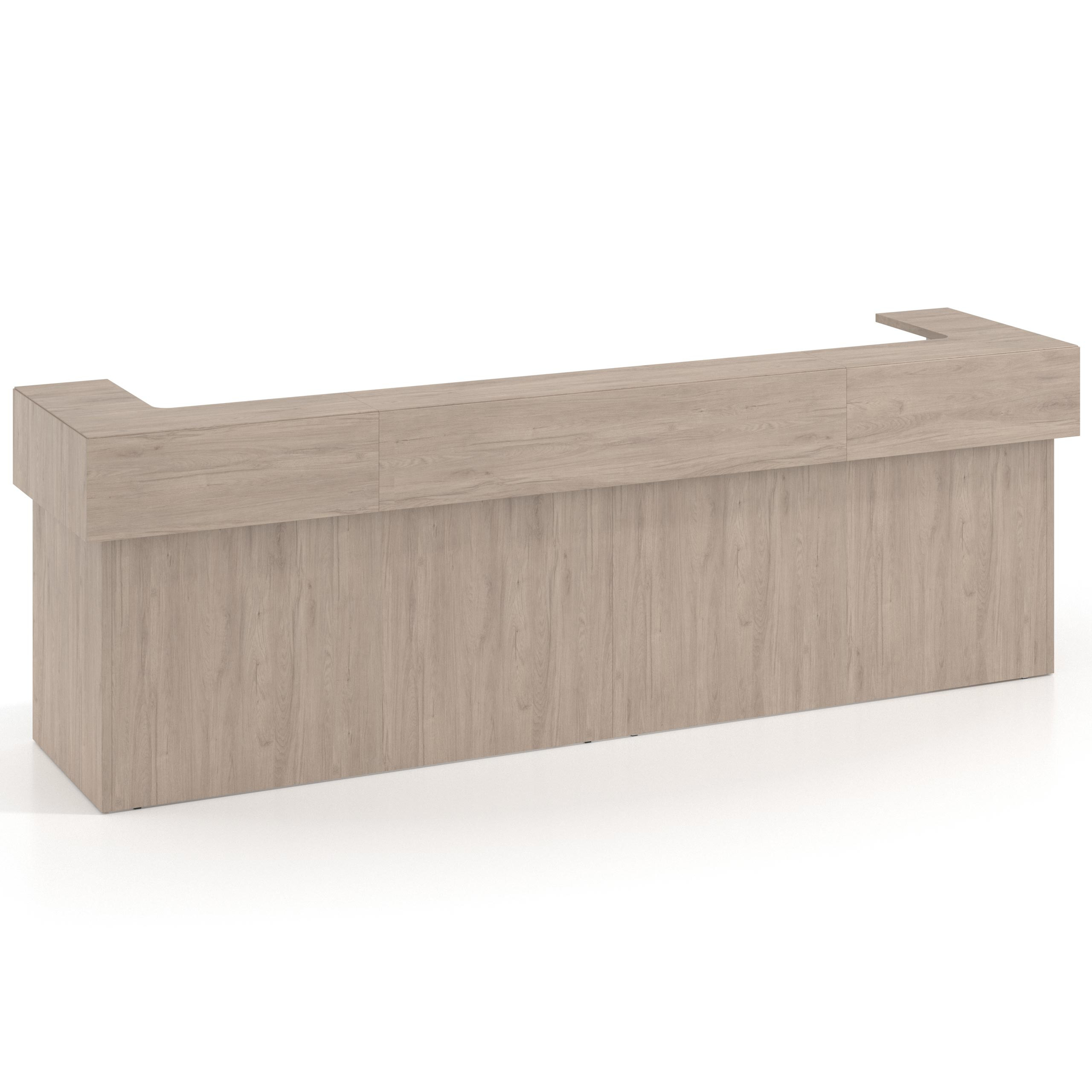 mostrador de recepcion 326x75 sahara welcome mostrador doble encimera corta corrida 1