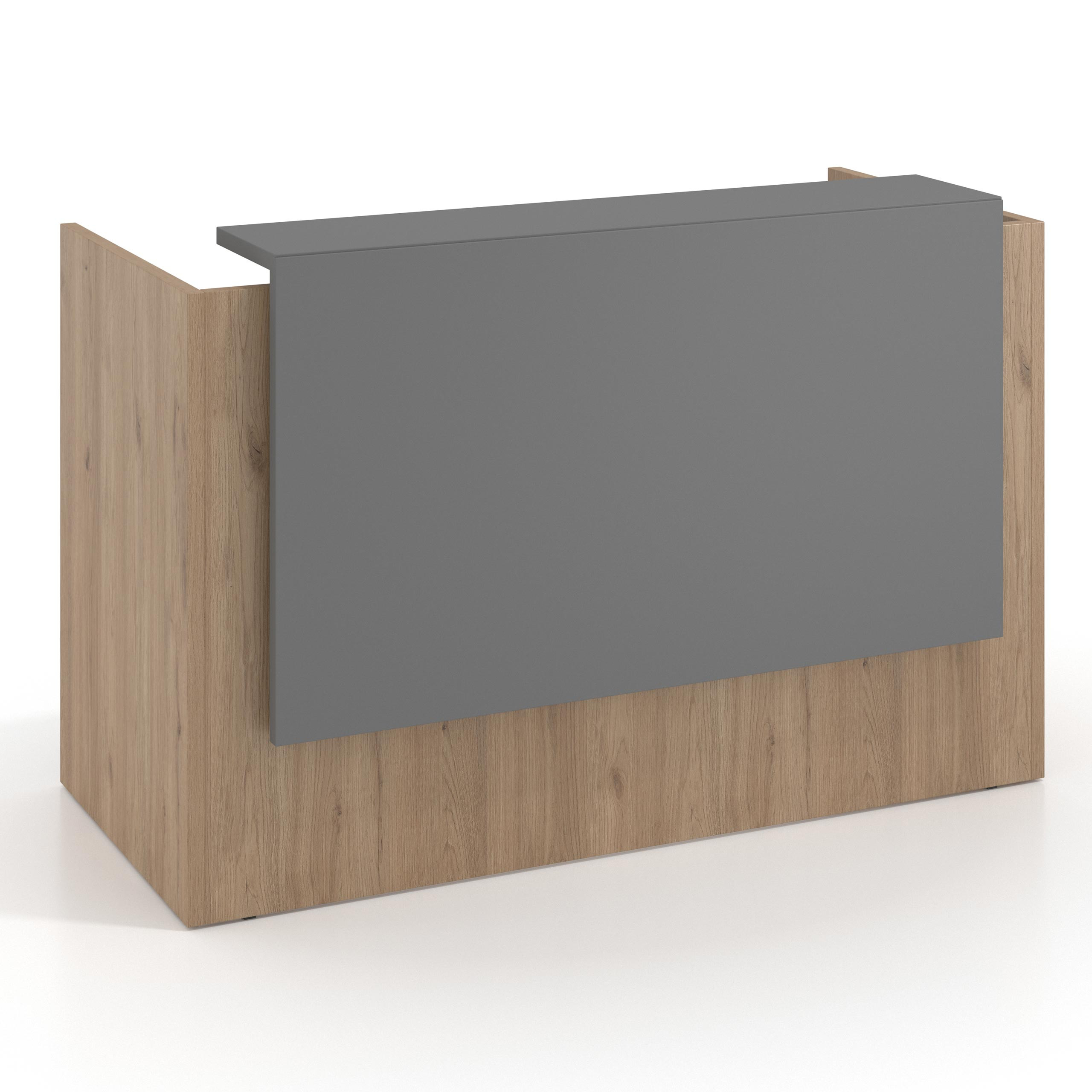 mostrador de recepcion 106x75 naturale gris tormenta welcome mostrador individual encimera larga 1