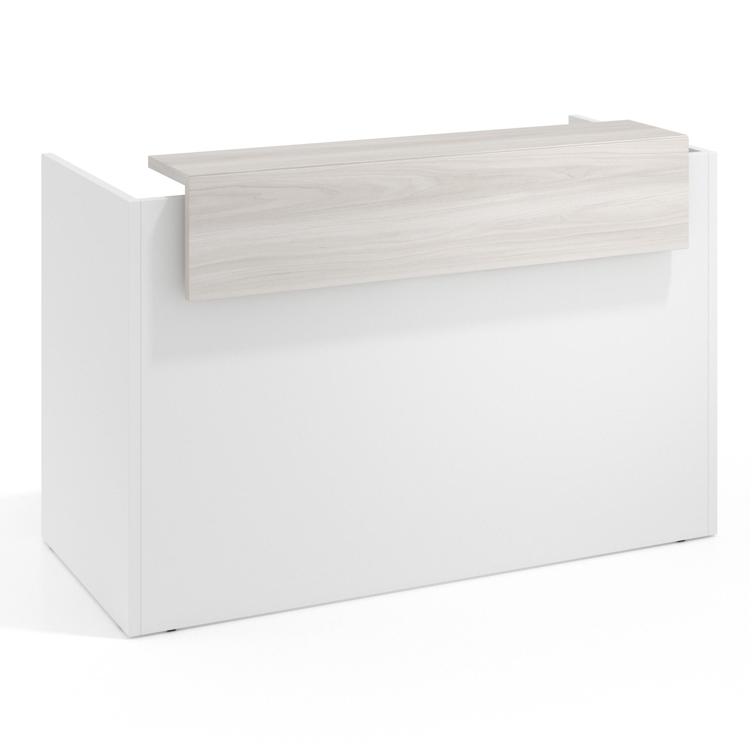 mostrador de recepcion 106x75 blanco mate california welcome mostrador individual encimera corta 1