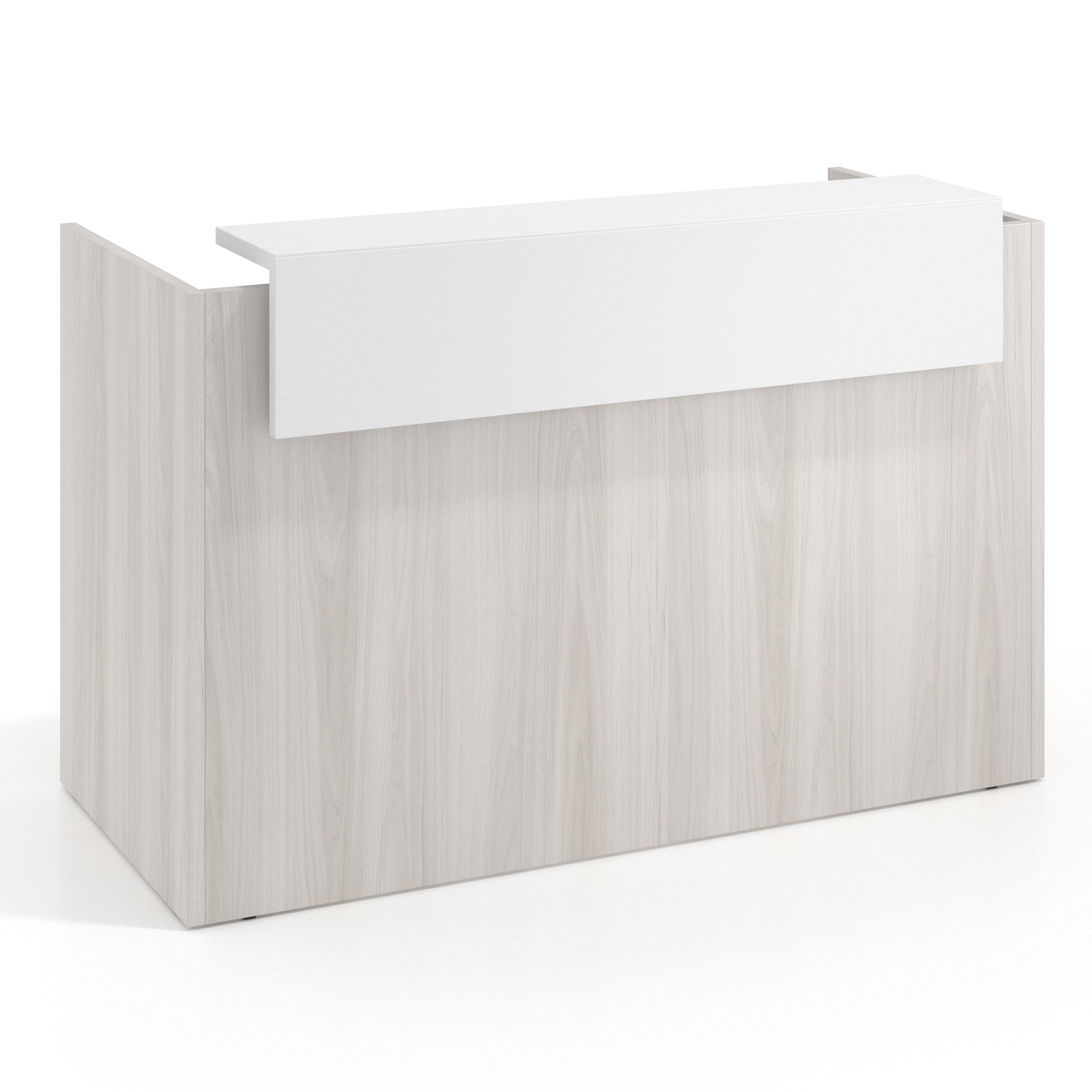 mostrador de recepcion 106x75 california blanco mate welcome mostrador individual encimera corta 1