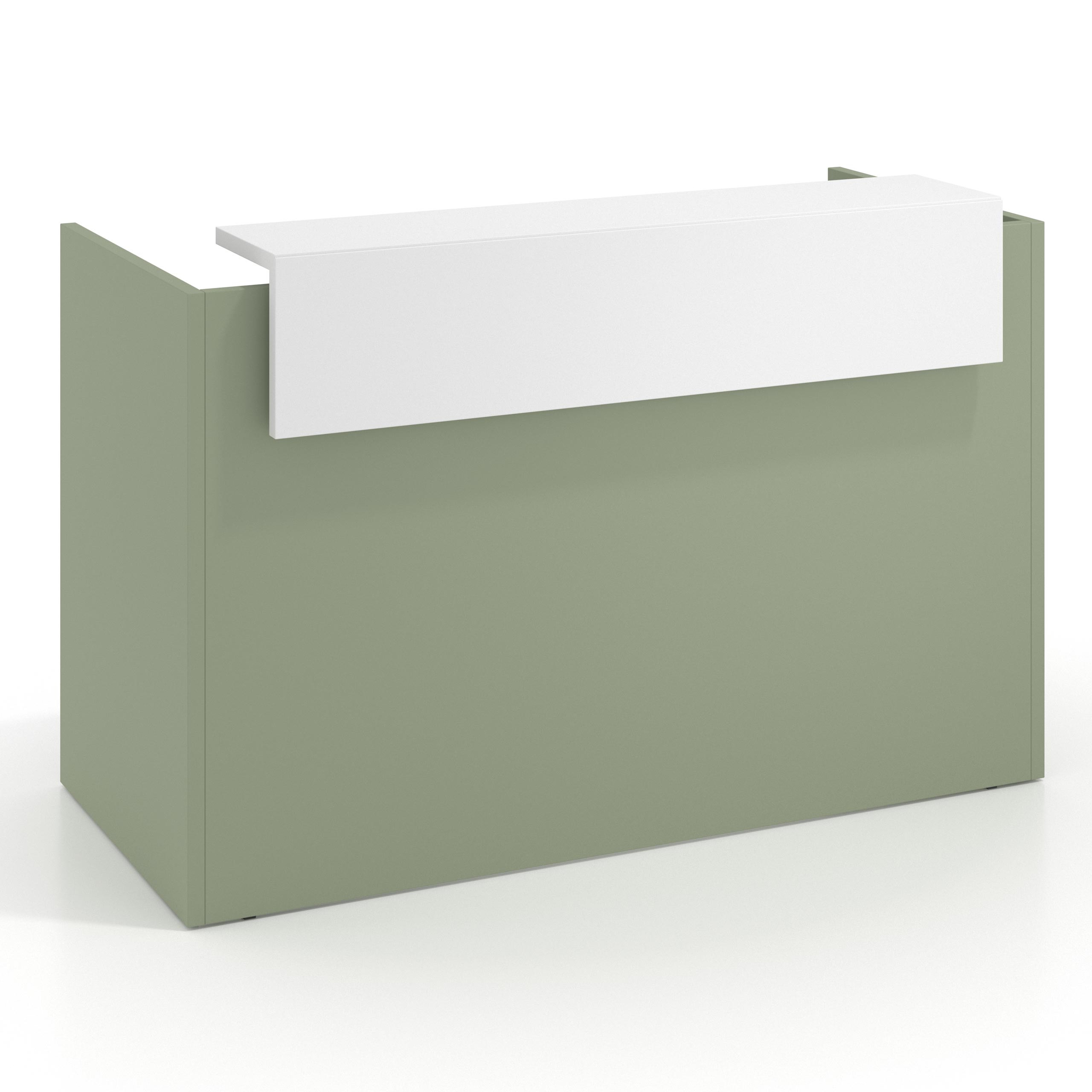 mostrador de recepcion 106x75 sauce blanco mate welcome mostrador individual encimera corta 1