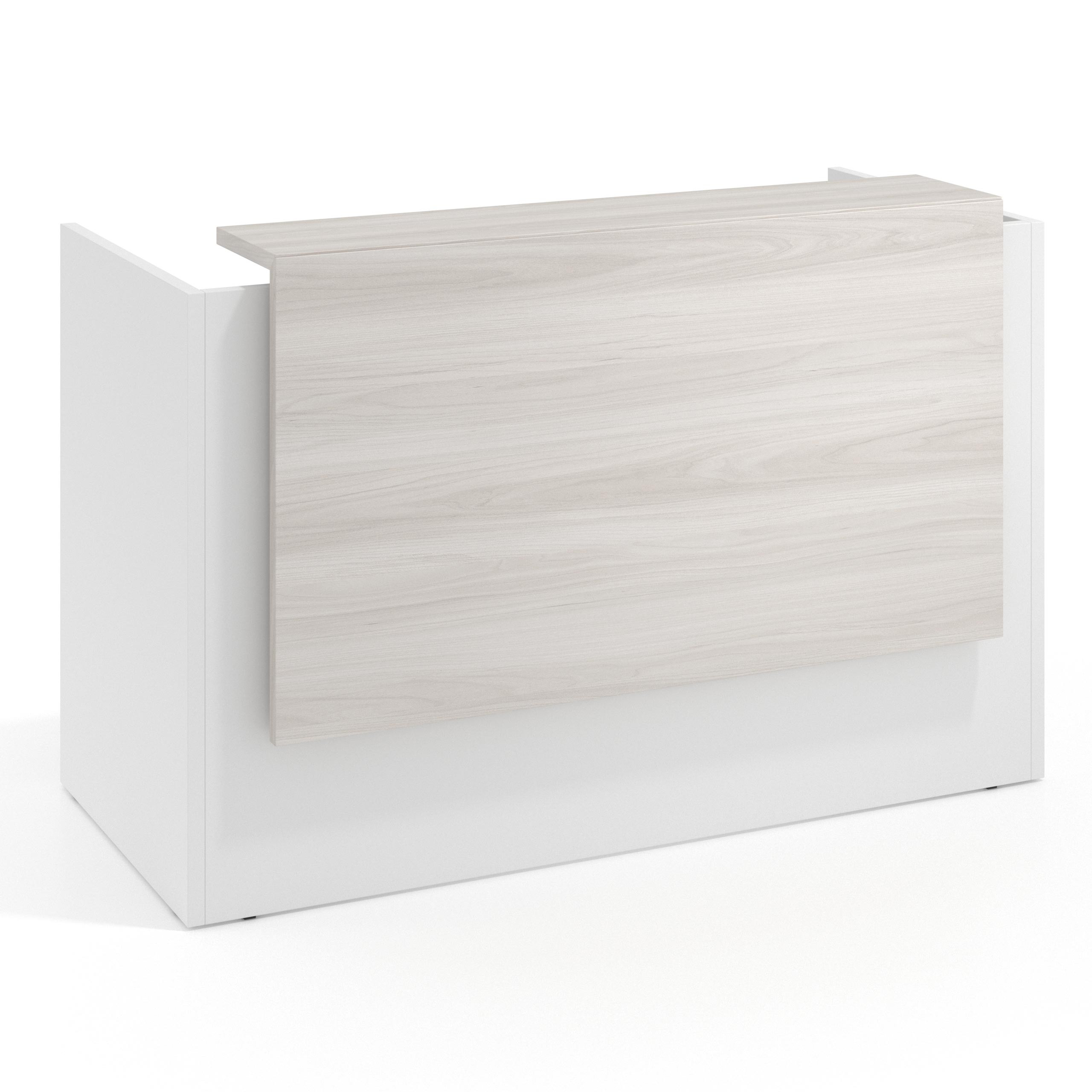 mostrador de recepcion 106x75 blanco mate california welcome mostrador individual encimera larga 1