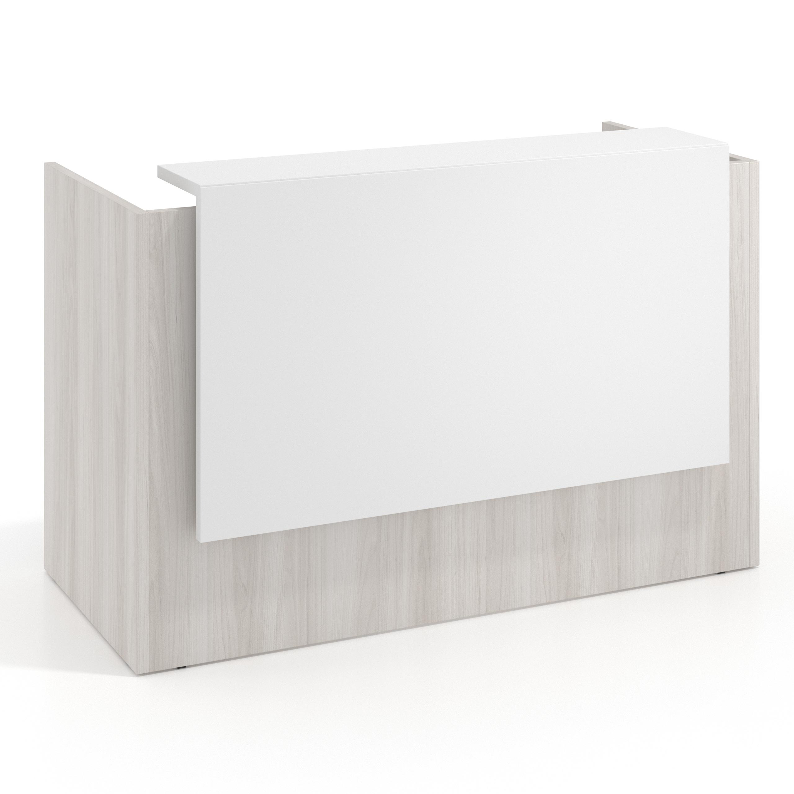 mostrador de recepcion 106x75 california blanco mate welcome mostrador individual encimera larga 1