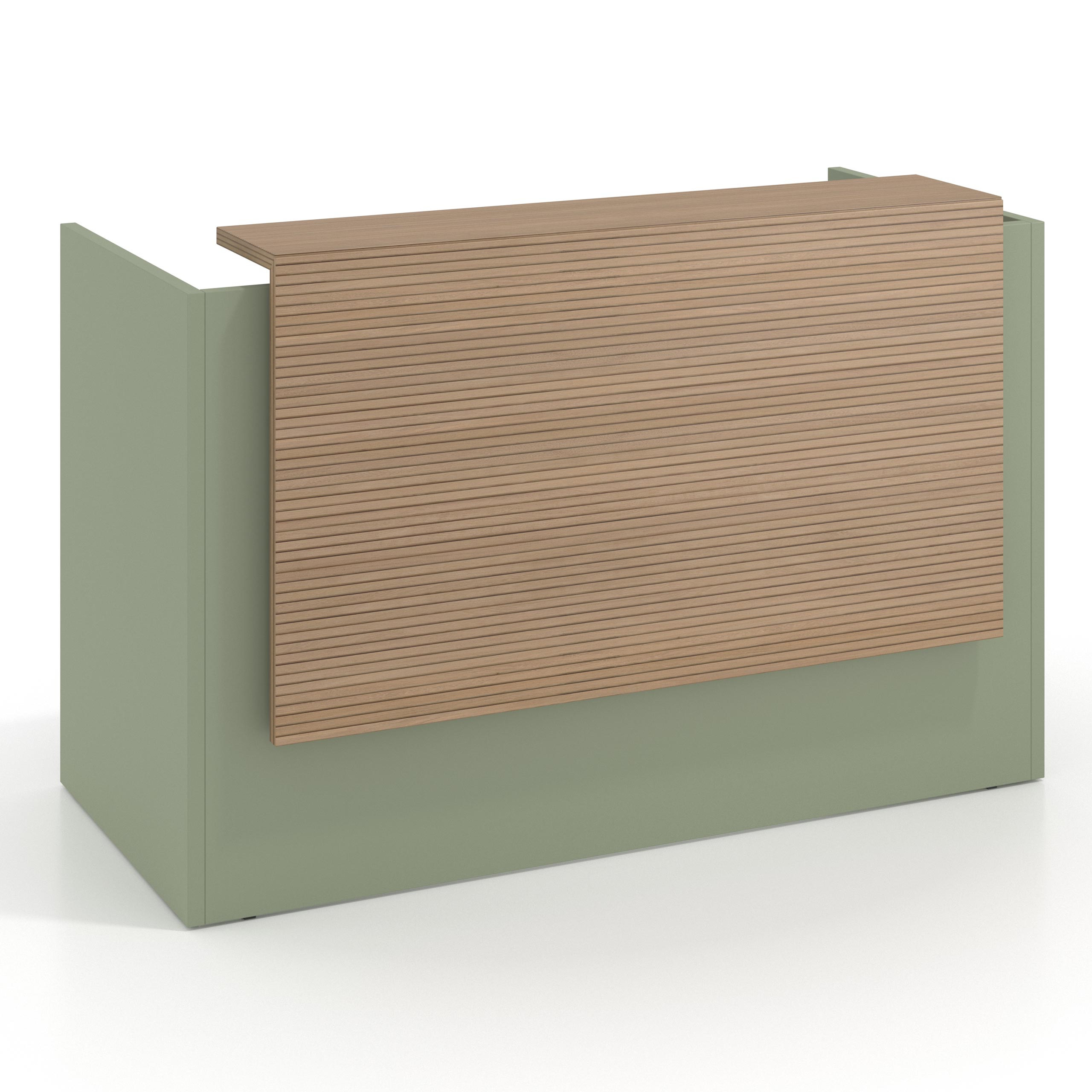 mostrador de recepcion 106x75 sauce rayado natural welcome mostrador individual encimera larga 1
