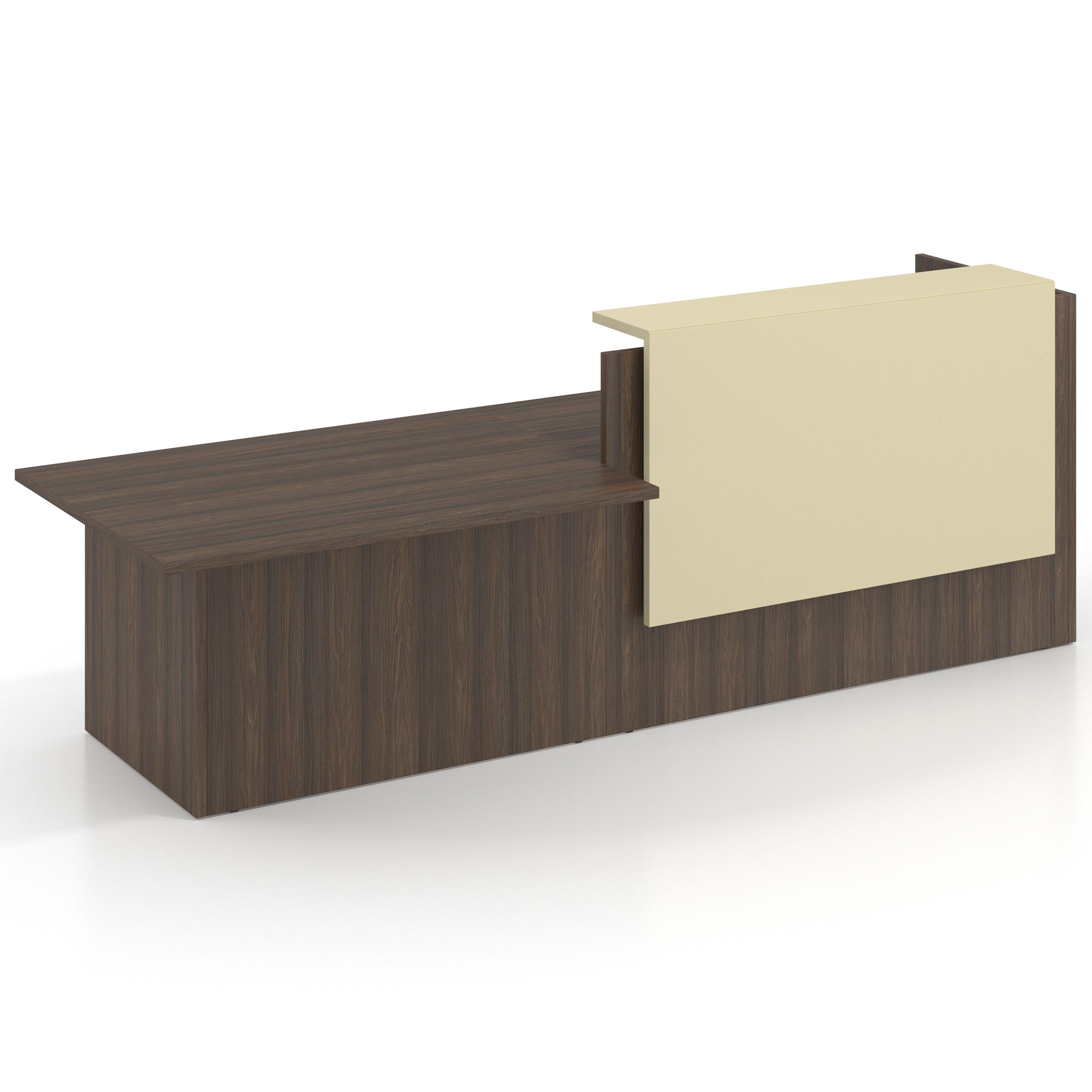 mostrador de recepcion 240x75 mistral salvia welcome mostrador inicial con modulo de atencion 1
