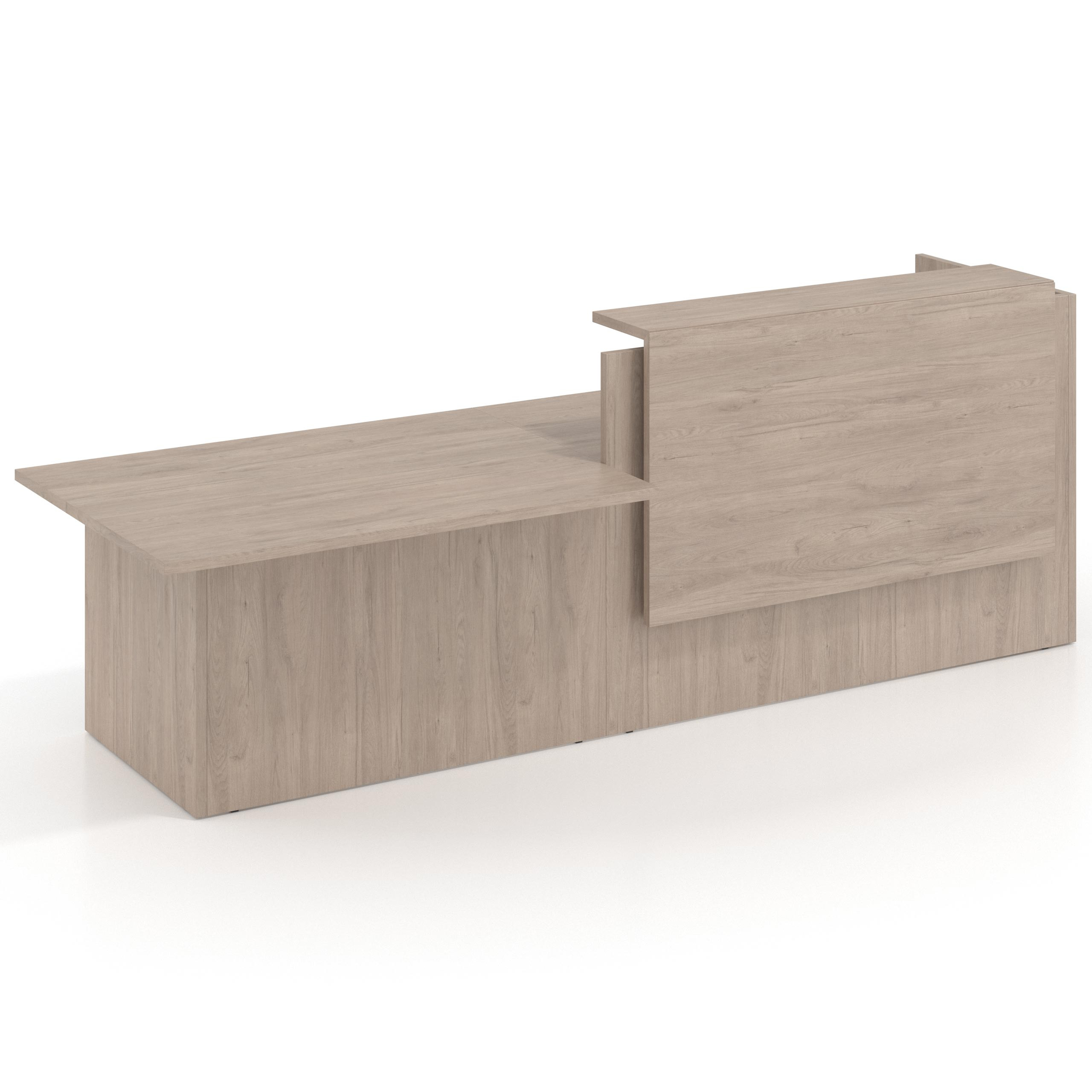 mostrador de recepcion 240x75 sahara welcome mostrador inicial con modulo de atencion 1