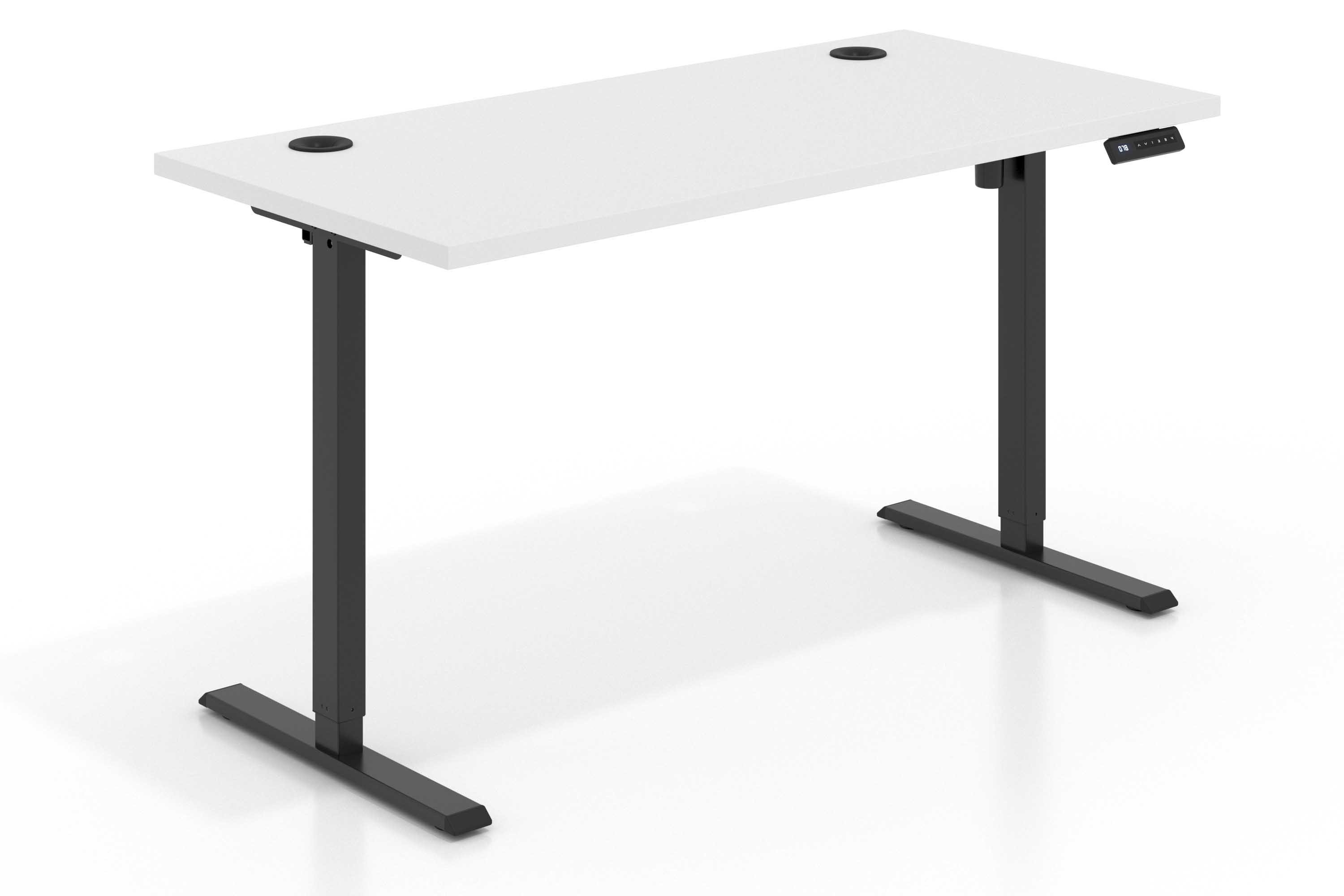 escritorio elevable 140x68 blanco mate erghos recto 1