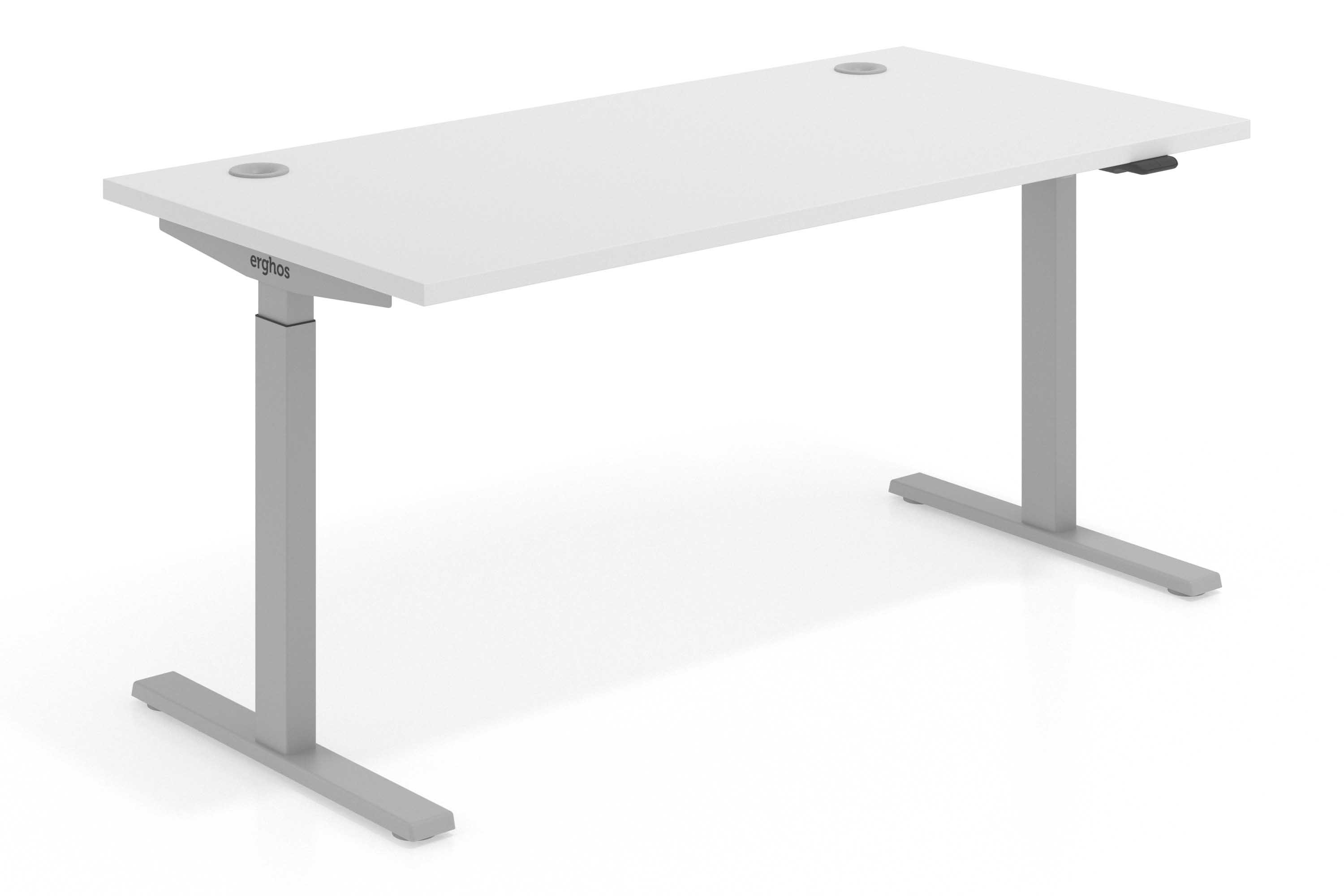 escritorio elevable 160x80 blanco mate erghos recto 1