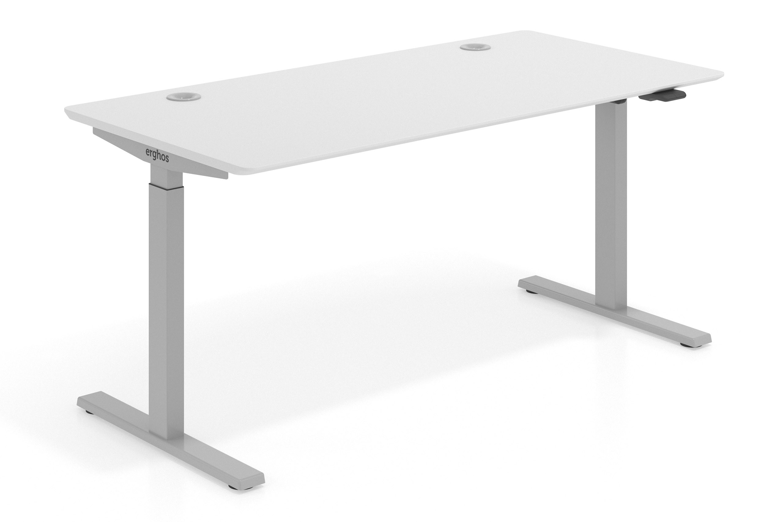 escritorio elevable 120x68 lacado blanco erghos curvo 1