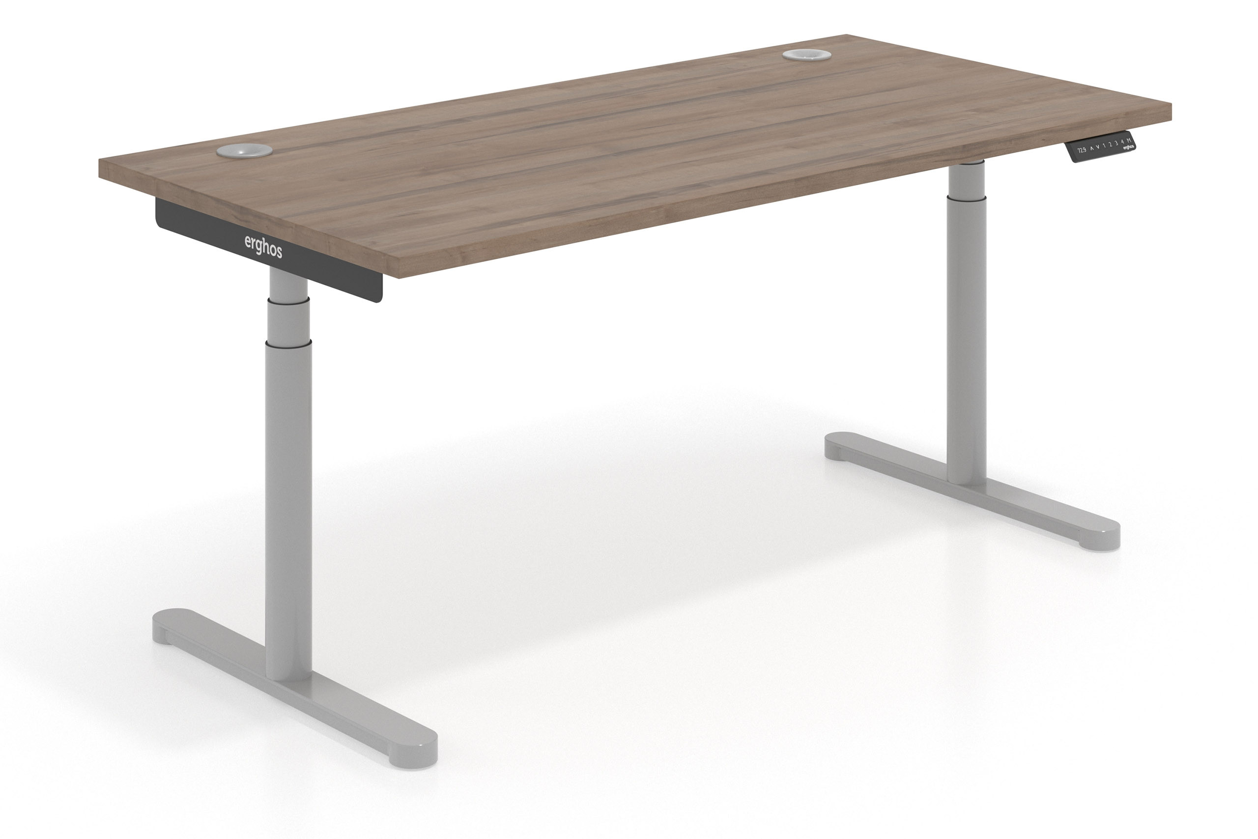 escritorio elevable 120x68 noce erghos recto 1